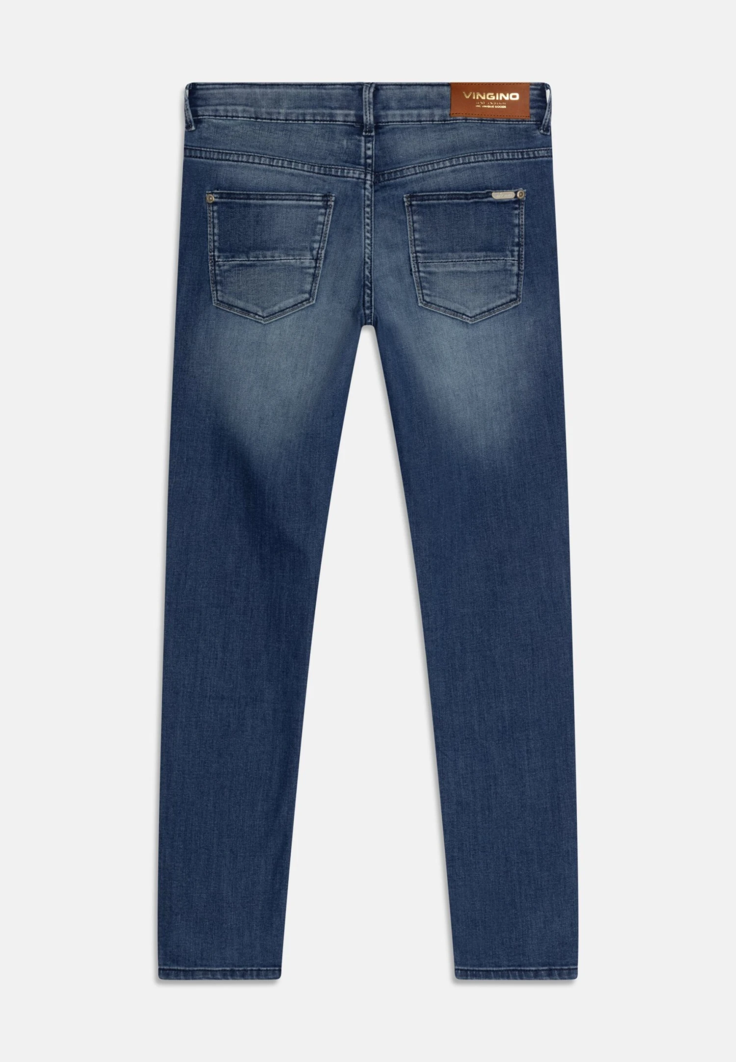 Vingino Aria+ - Slim Fit Jeans - Mid Blue Wash 2 Vingino Aria+ - Slim Fit Jeans - Mid Blue Wash - Afbeelding 2