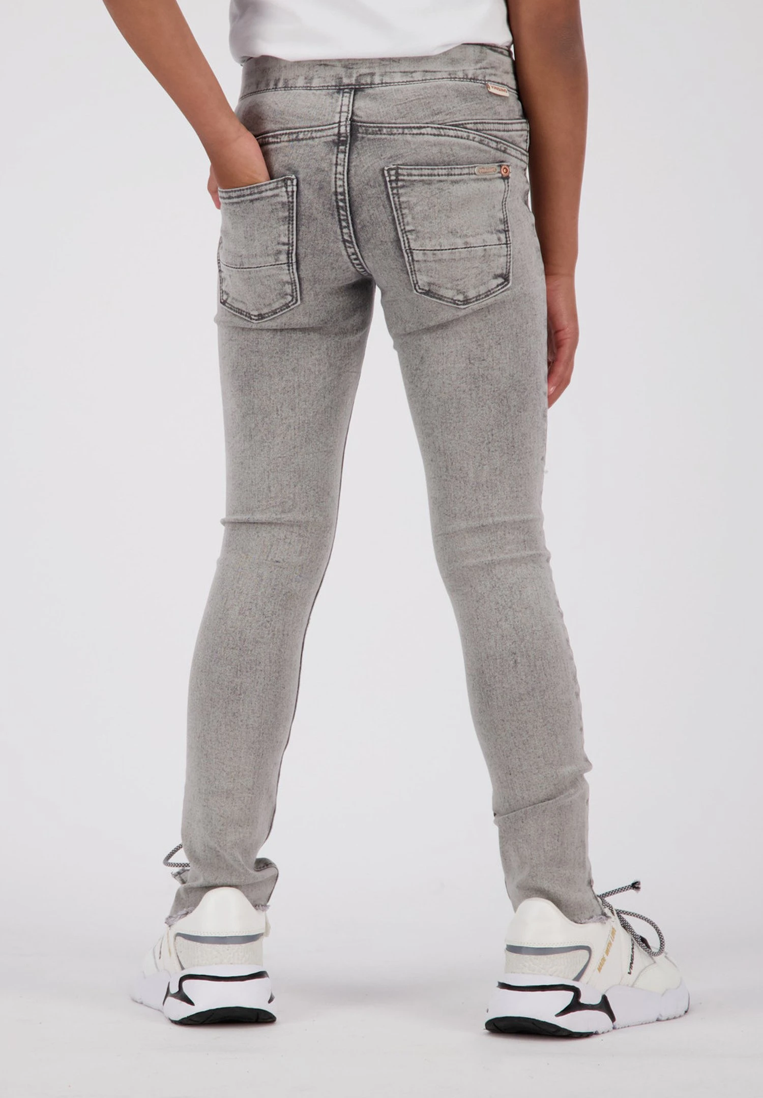 Vingino Tregging Bibine Cropped - Jeans Skinny Fit - Light Grey 2 Vingino Tregging Bibine Cropped - Jeans Skinny Fit - Light Grey - Afbeelding 2