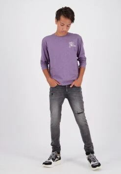 Vingino Alfons- Slim Fit Jeans - Dark Grey Vintage