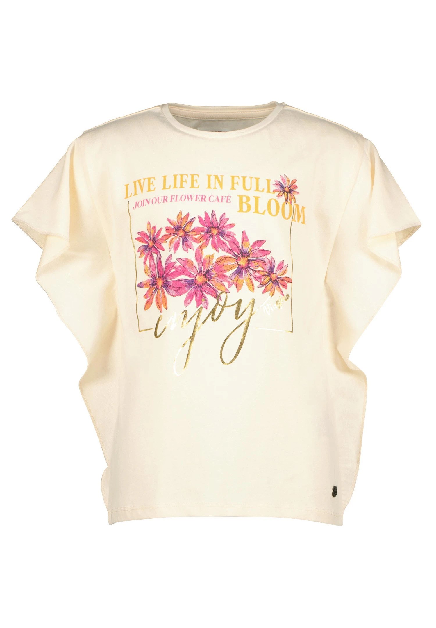 Vingino Hailie - T-Shirt Print - Warm White 3 Vingino Hailie - T-Shirt Print - Warm White - Afbeelding 3