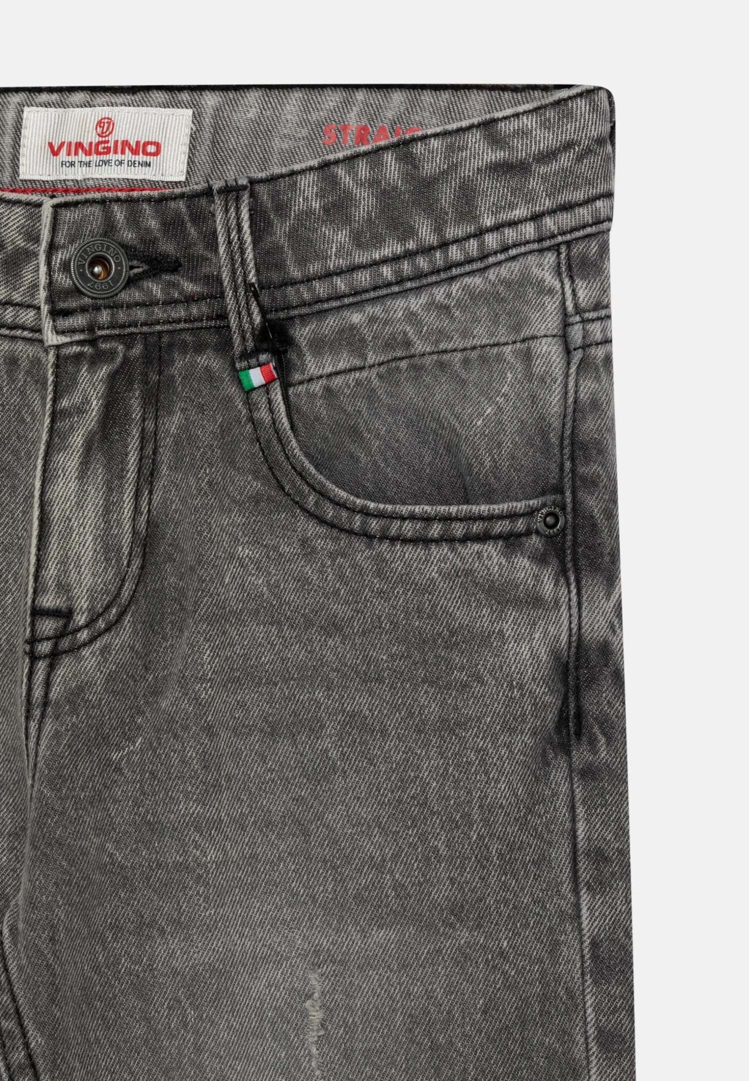 Vingino Peppe - Relaxed Fit Jeans - Light Grey 3 Vingino Peppe - Relaxed Fit Jeans - Light Grey - Afbeelding 3