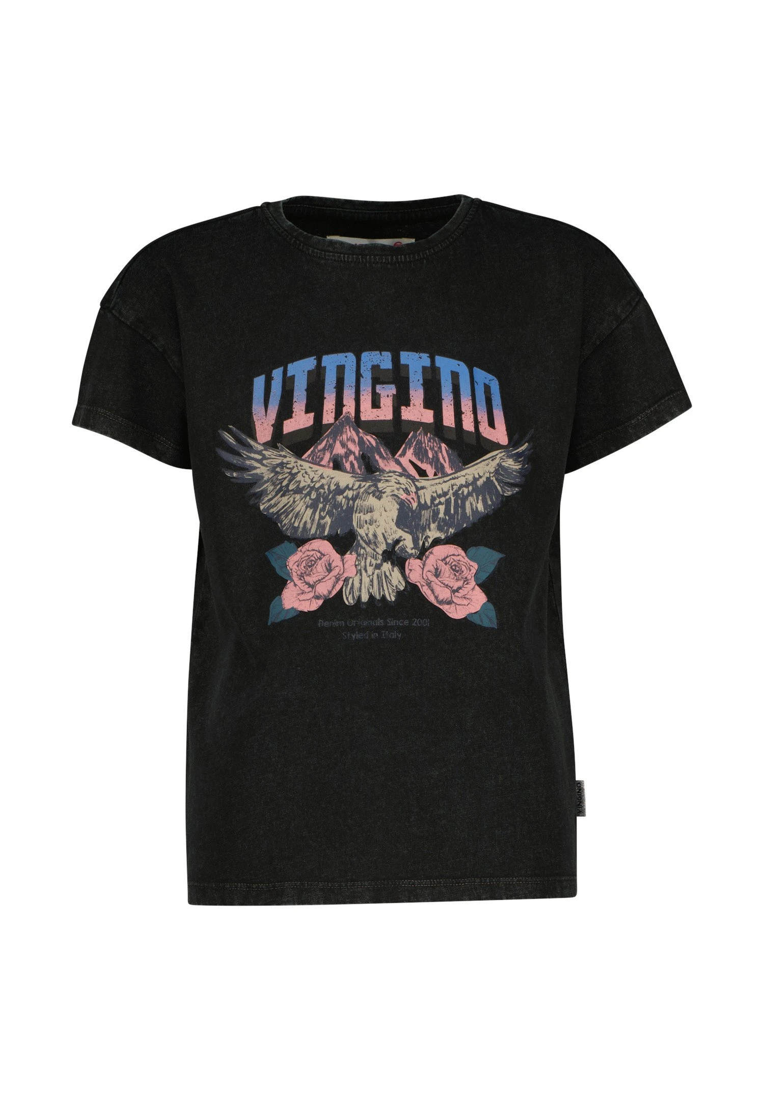 Vingino Hemri - T-Shirt Print - Black 1 Vingino Hemri - T-Shirt Print - Black