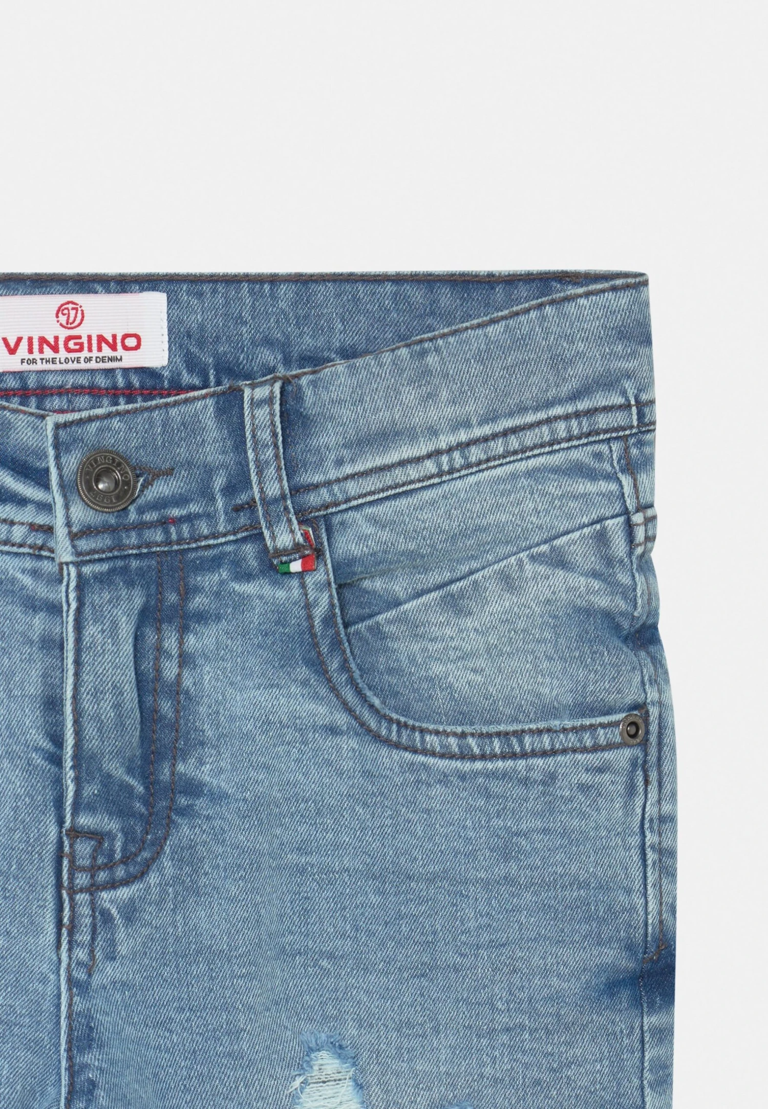 Vingino Peppe - Straight Leg Jeans - Blue Vintage 3 Vingino Peppe - Straight Leg Jeans - Blue Vintage - Afbeelding 3
