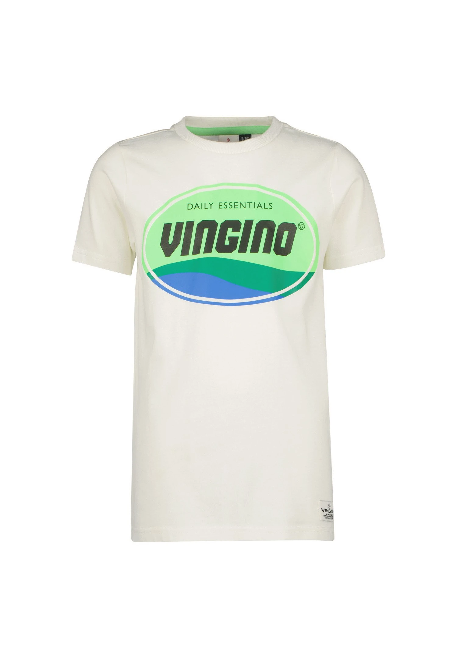 Vingino Jield - T-Shirt Print - Silver White 1 Vingino Jield - T-Shirt Print - Silver White
