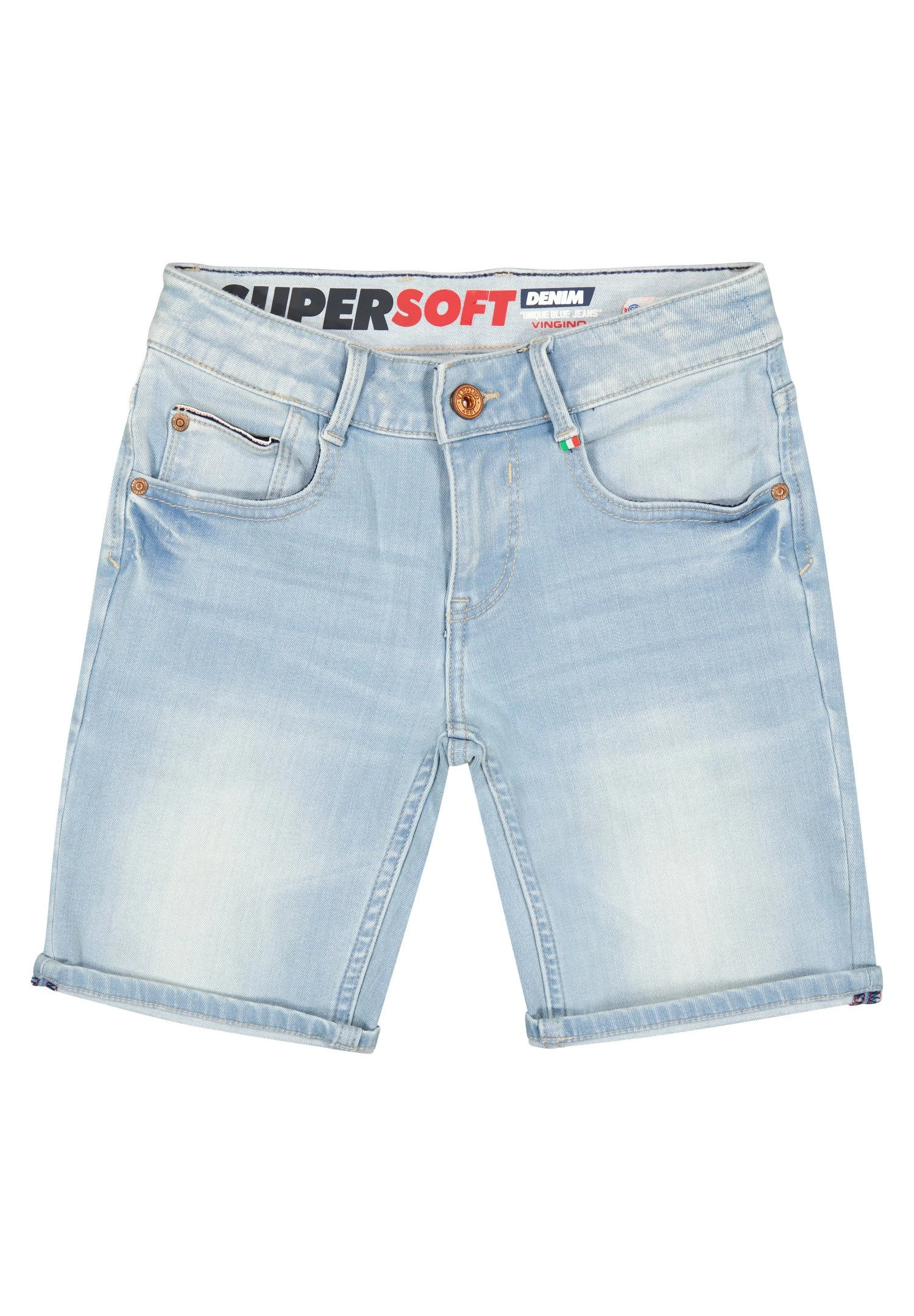 Vingino Capo - Jeansshort - Light Vintage 4 Vingino Capo - Jeansshort - Light Vintage - Afbeelding 4