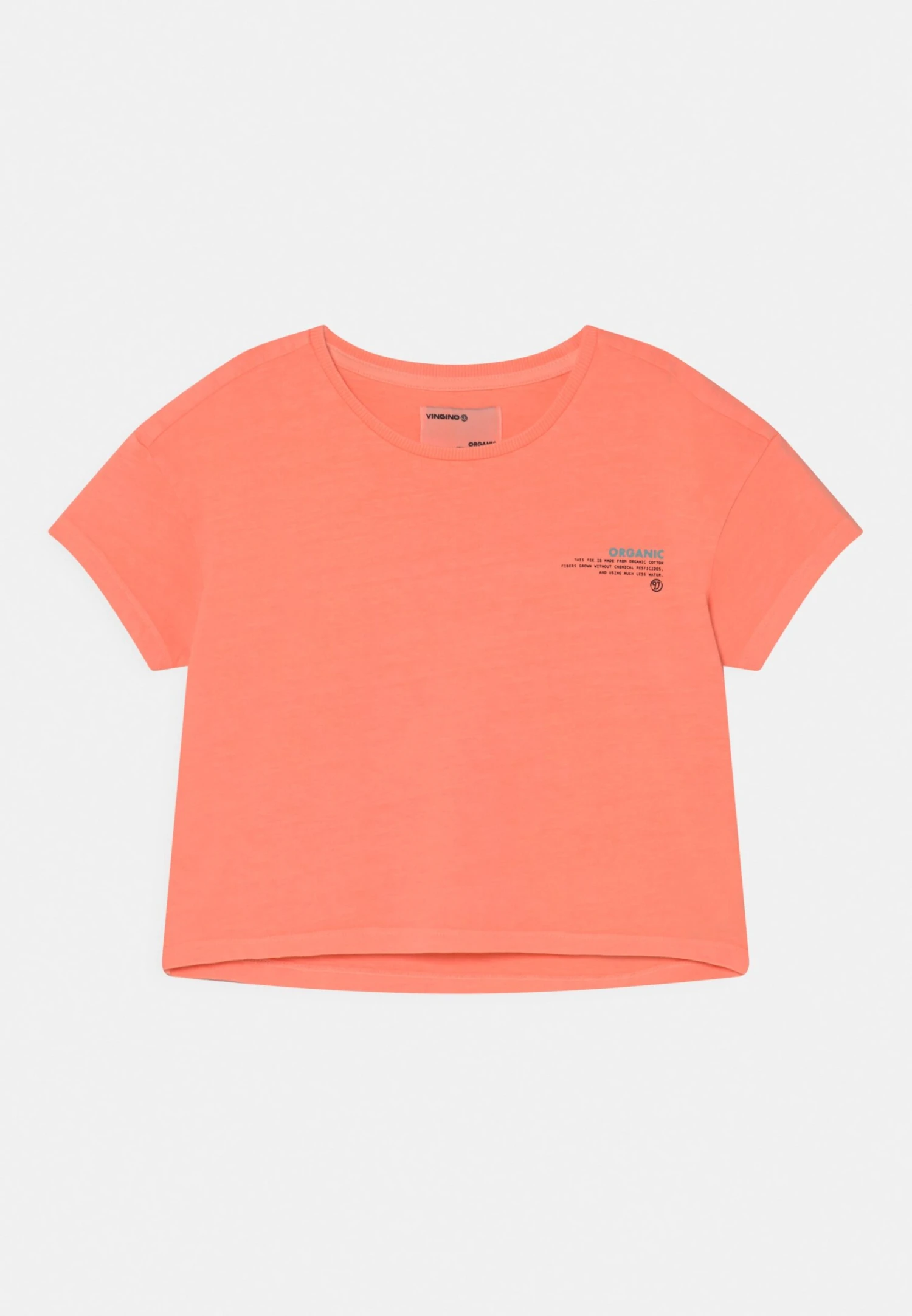 Vingino Tee - T-Shirt Basic - Soft Neon Peach 1 Vingino Tee - T-Shirt Basic - Soft Neon Peach