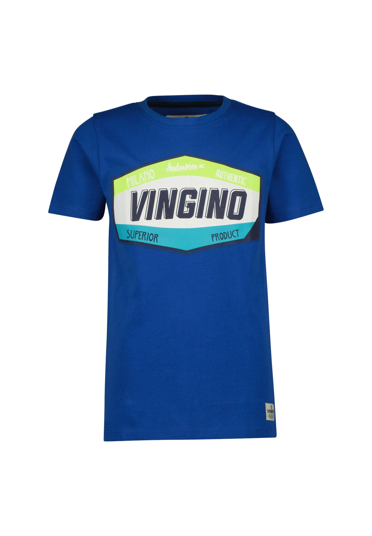 Vingino Hesdy - T-Shirt Print - Pool Blue 1 Vingino Hesdy - T-Shirt Print - Pool Blue