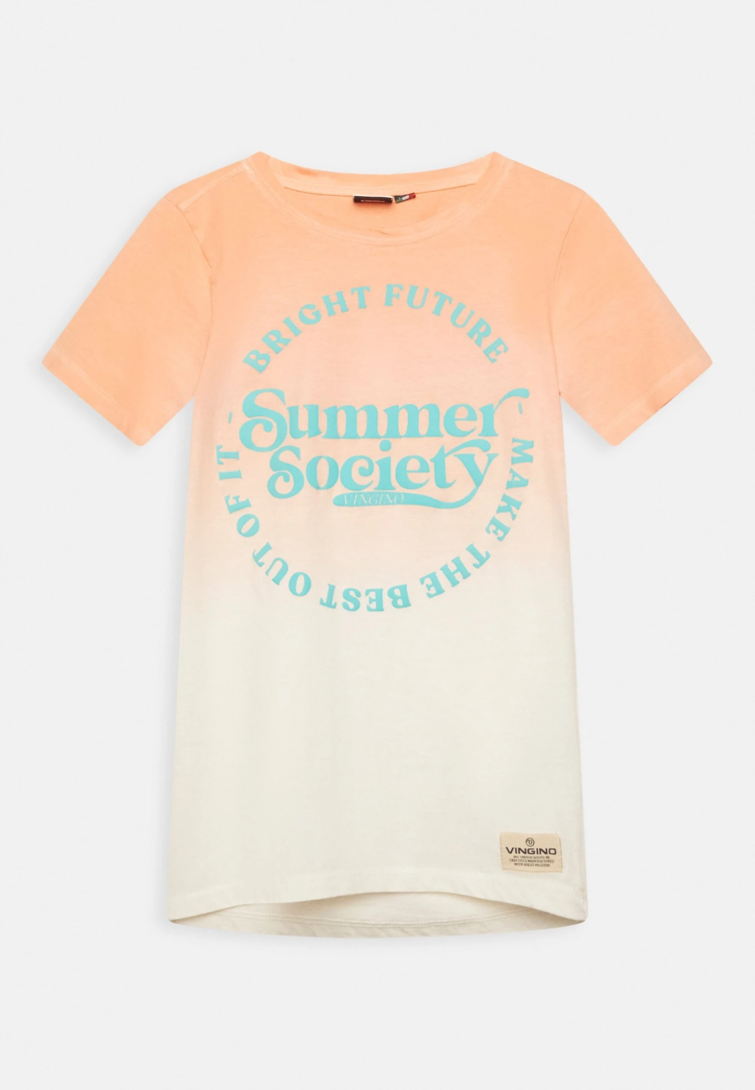 Vingino Hollis - T-Shirt Print - Bright Neon Orange 1 Vingino Hollis - T-Shirt Print - Bright Neon Orange