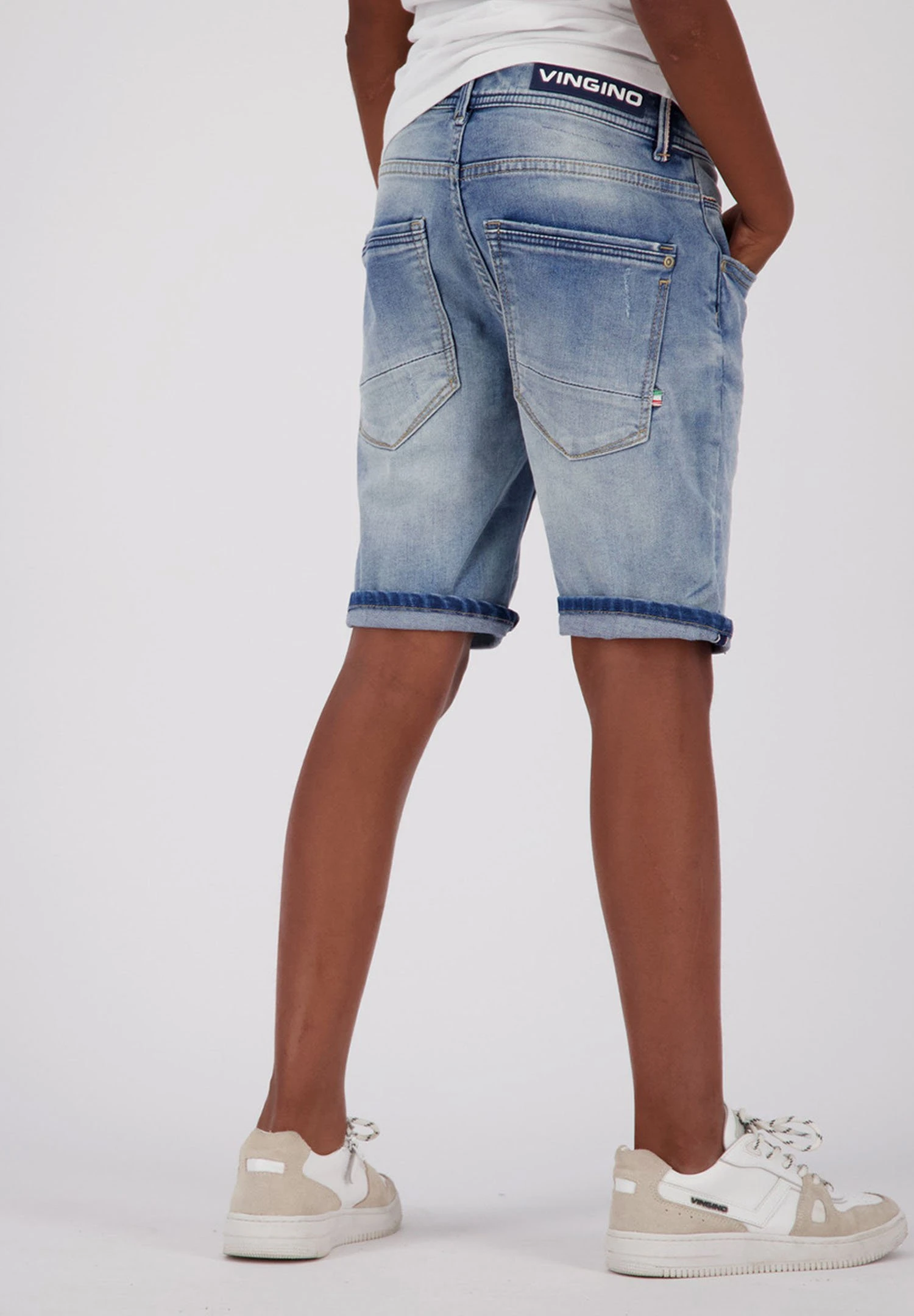 Vingino Carlisio - Jeansshort - Light Vintage 3 Vingino Carlisio - Jeansshort - Light Vintage - Afbeelding 3