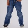 Vingino Peppe Carpenter- Straight Leg Jeans - Blue Vintage