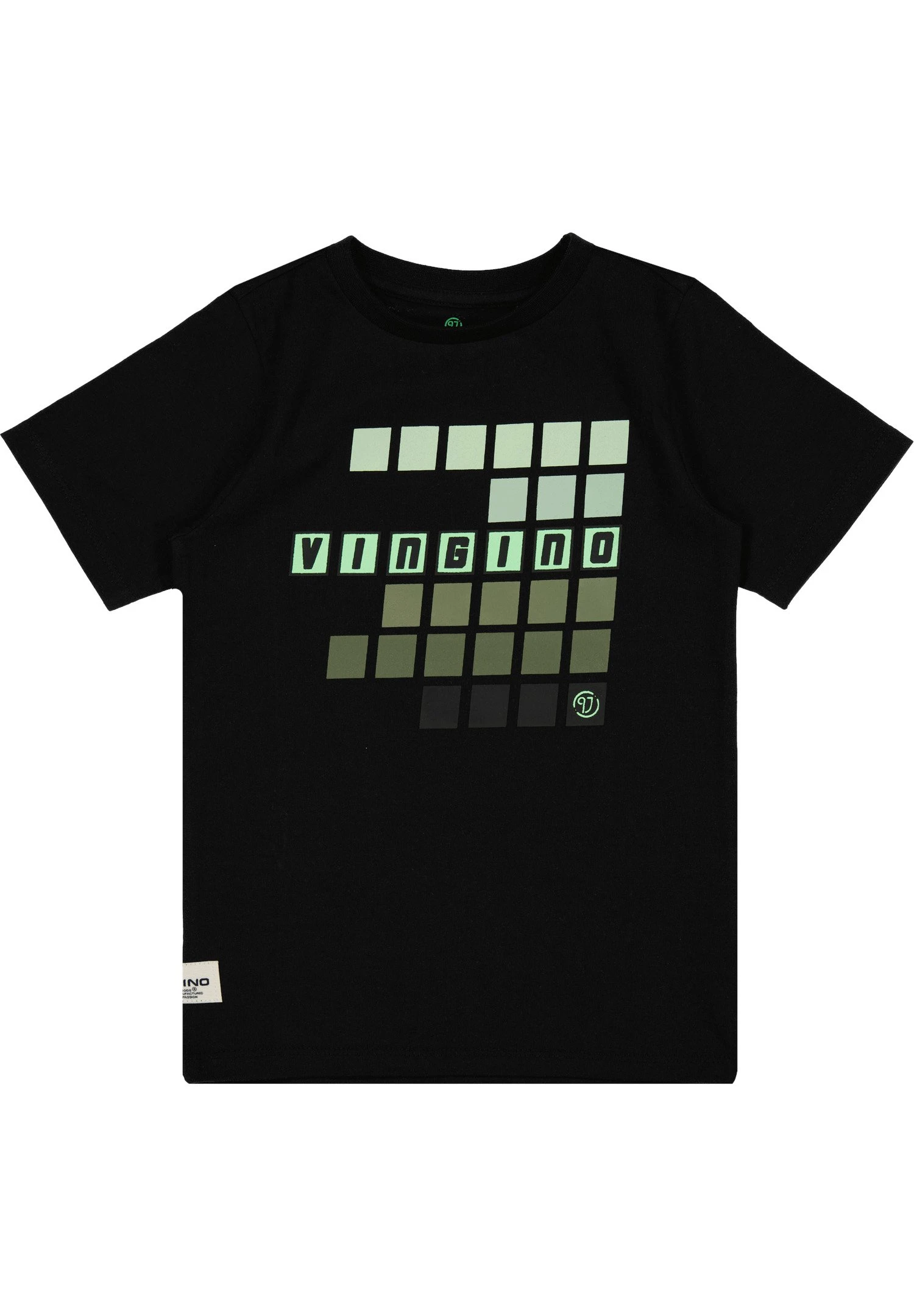 Vingino Hizka - T-Shirt Print - Deep Black 1 Vingino Hizka - T-Shirt Print - Deep Black