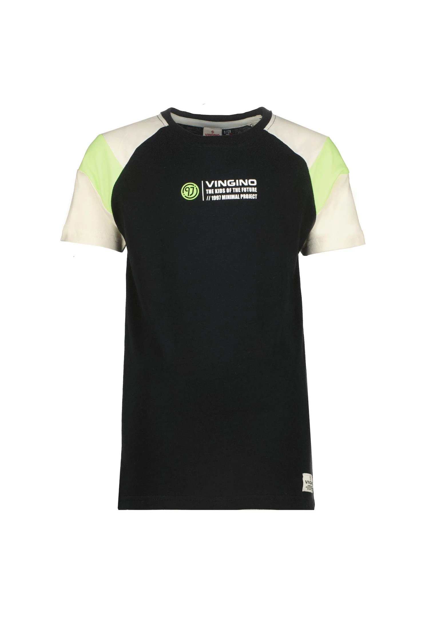 Vingino Halli - T-Shirt Print - Deep Black 1 Vingino Halli - T-Shirt Print - Deep Black