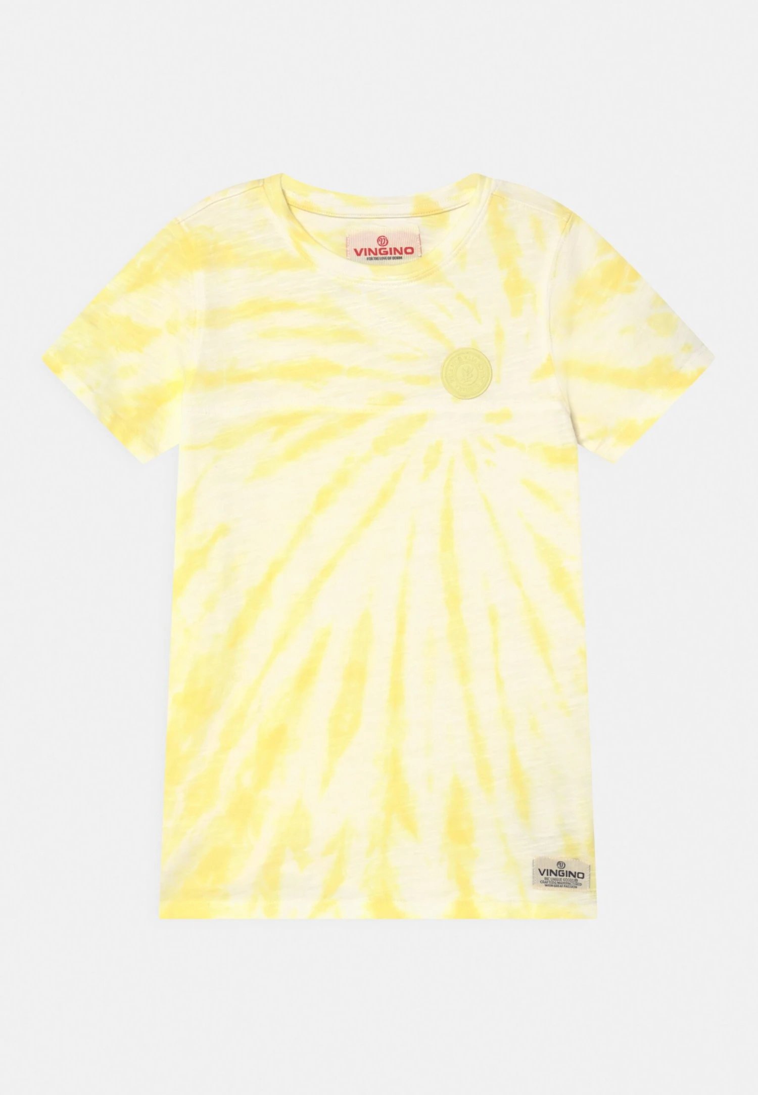 Vingino Hitye - T-Shirt Print - Cream Yellow 1 Vingino Hitye - T-Shirt Print - Cream Yellow