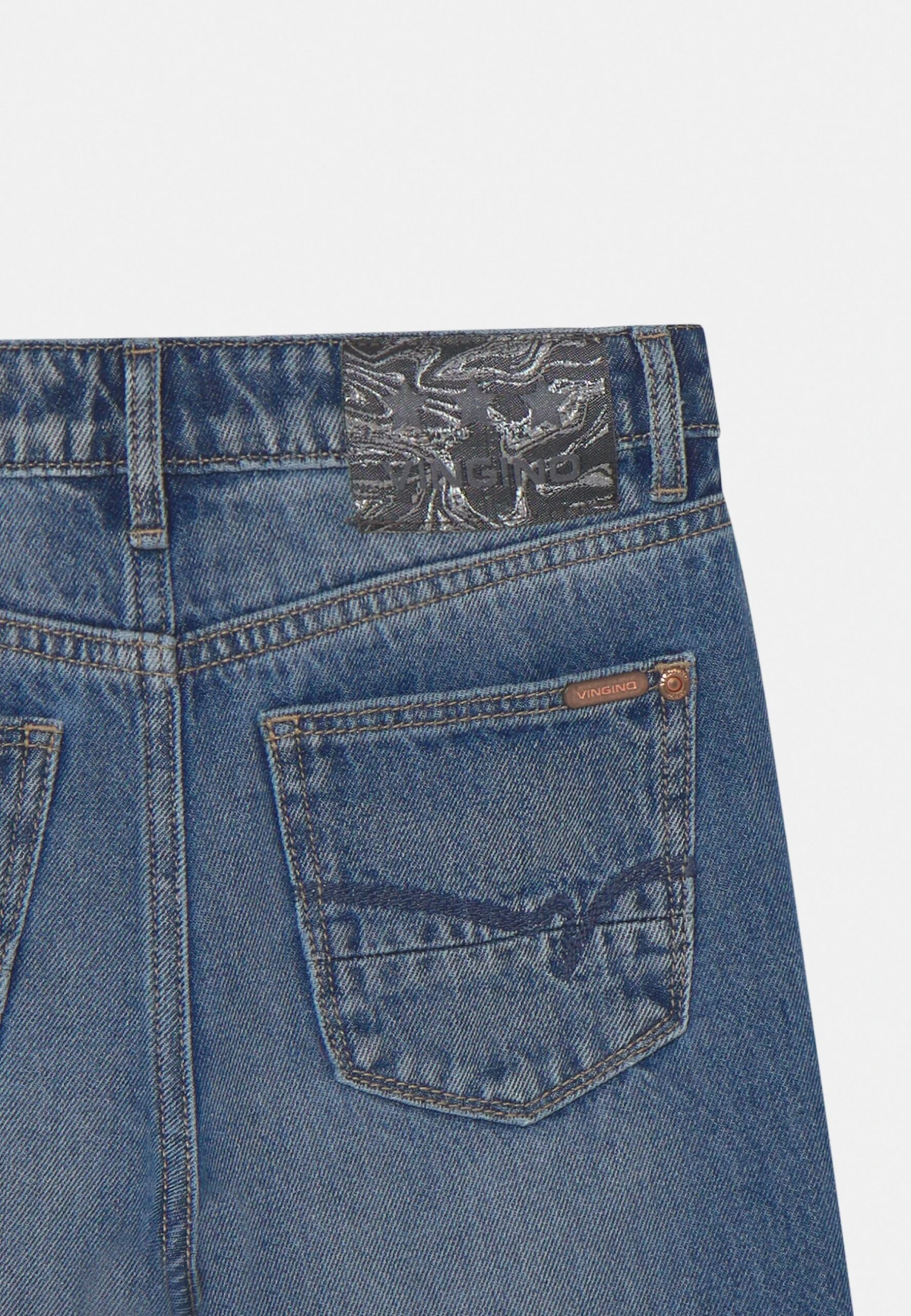 Vingino Cato - Straight Leg Jeans - Dark Vintage 3 Vingino Cato - Straight Leg Jeans - Dark Vintage - Afbeelding 3