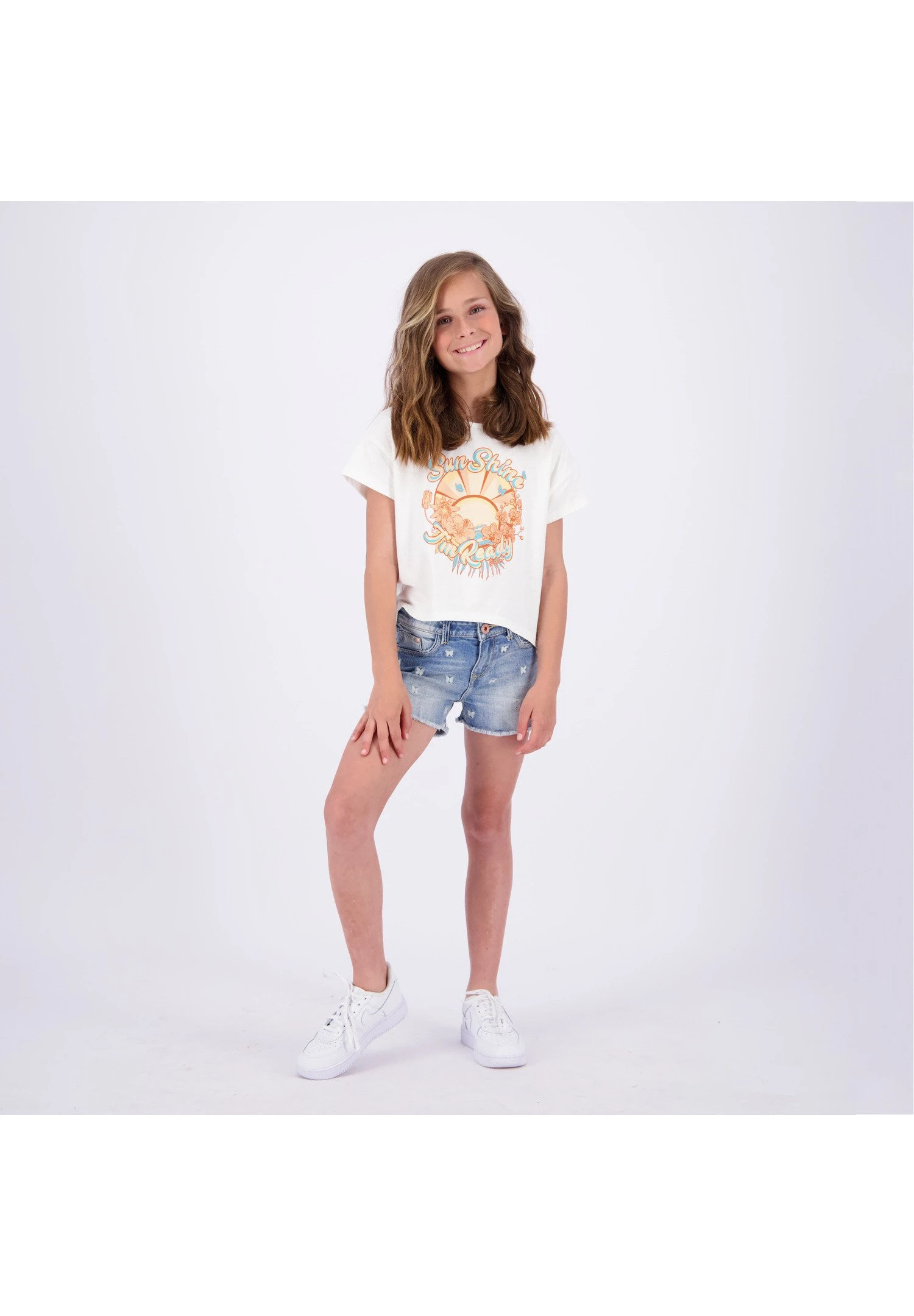 Vingino Hilla - T-Shirt Print - Pearl White 1 Vingino Hilla - T-Shirt Print - Pearl White