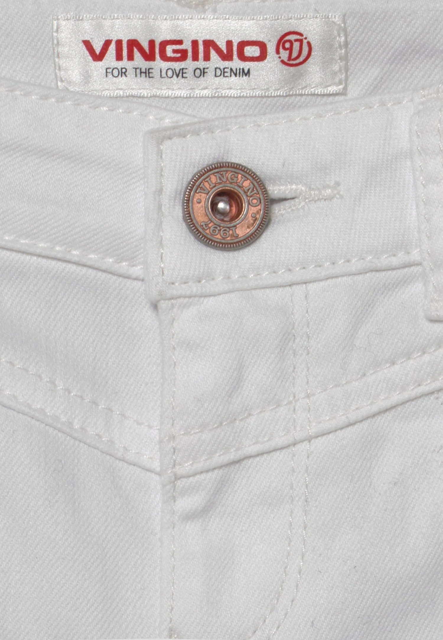 Vingino Donna - Jeansshort - White Denim 3 Vingino Donna - Jeansshort - White Denim - Afbeelding 3