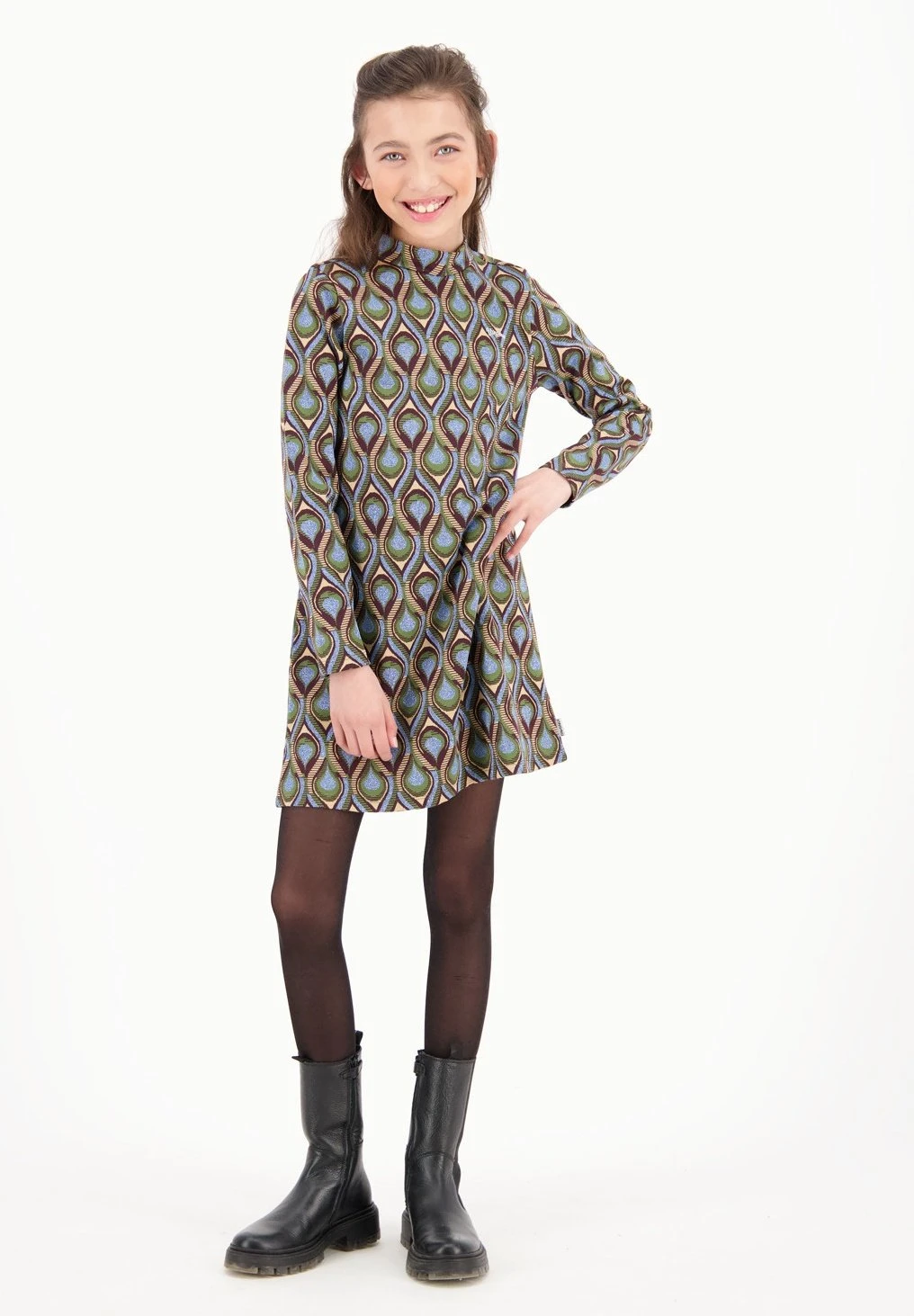 Vingino Paula - Jurk - Multicolour Sand 1 Vingino Paula - Jurk - Multicolour Sand