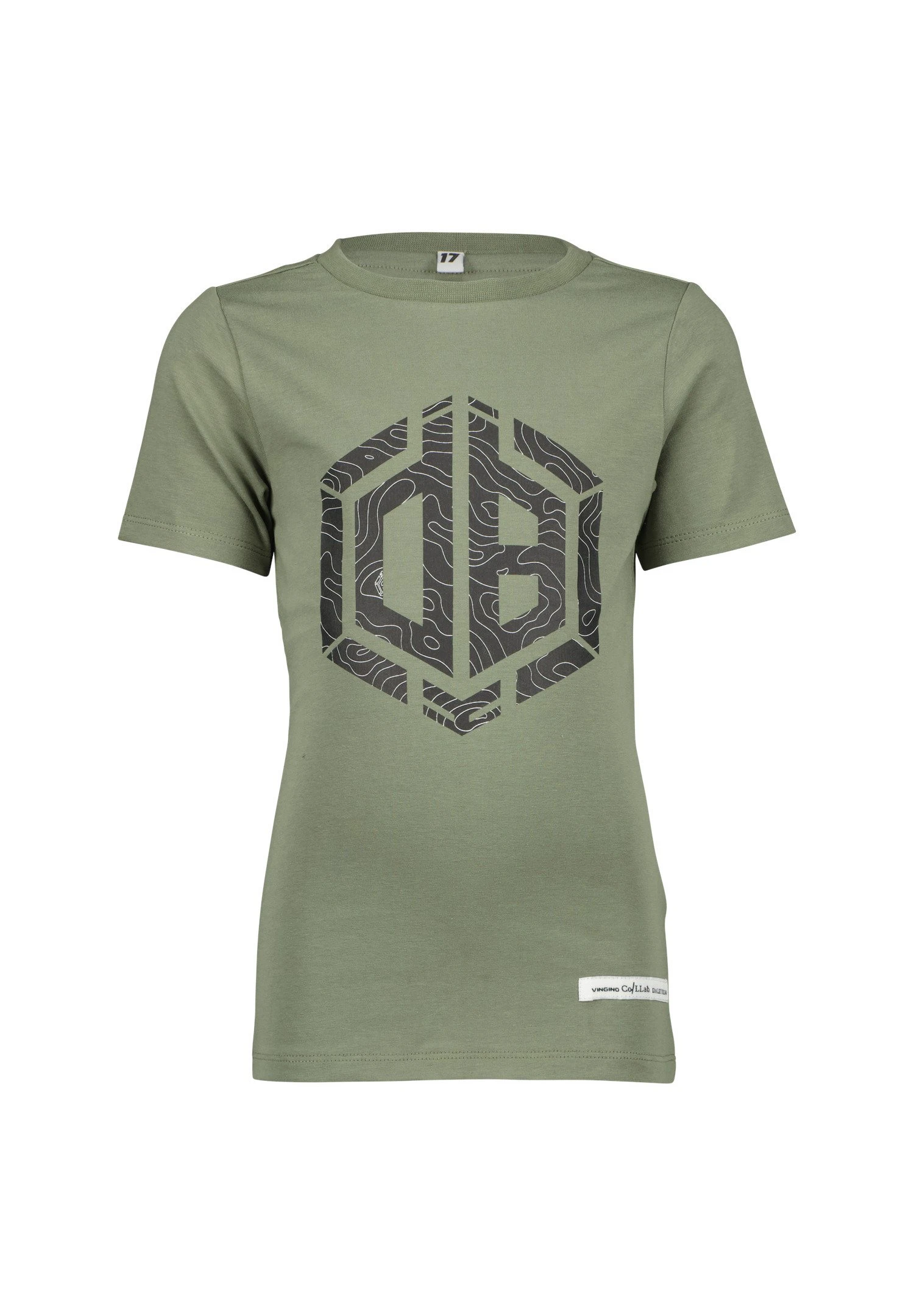 Vingino T-Shirt Print - Light Army Green 1 Vingino T-Shirt Print - Light Army Green