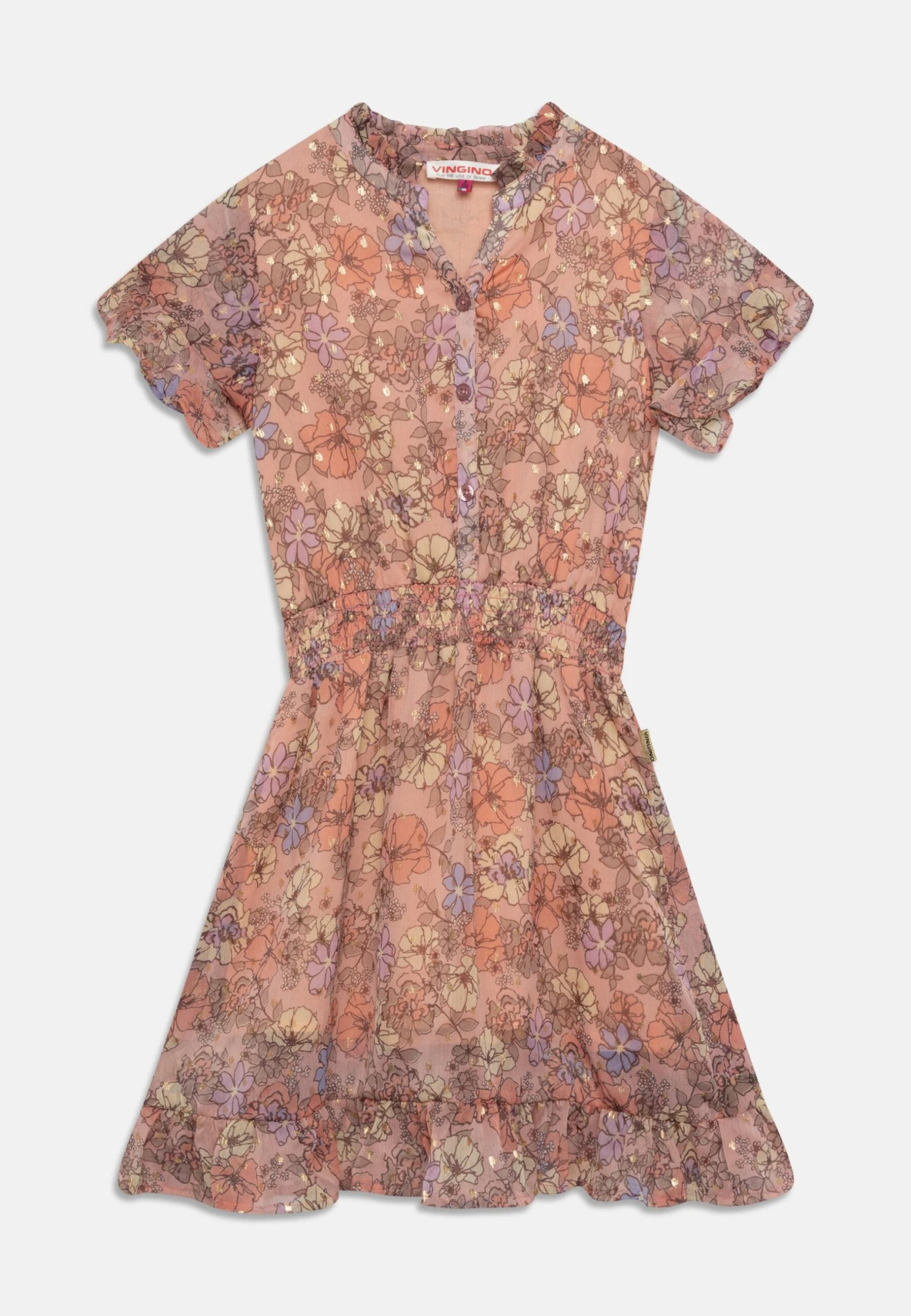 Vingino Palieke - Jurk - Light Coral 1 Vingino Palieke - Jurk - Light Coral