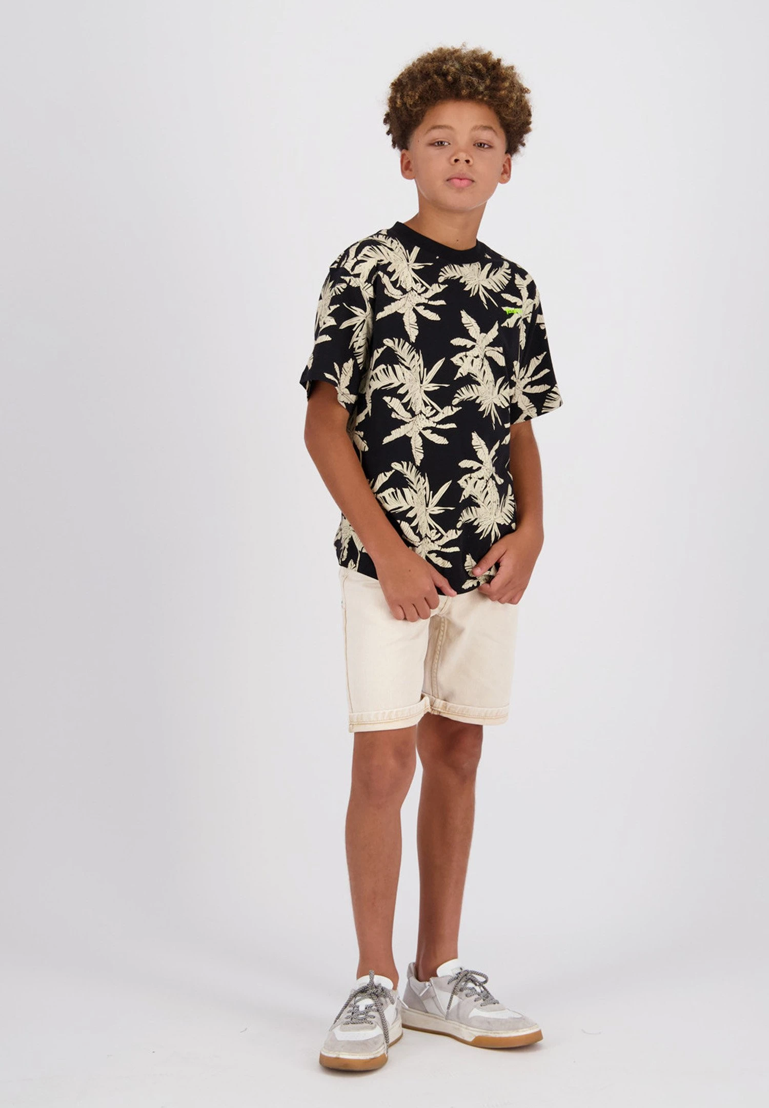 Vingino Hugi - T-Shirt Print - Black 2 Vingino Hugi - T-Shirt Print - Black - Afbeelding 2