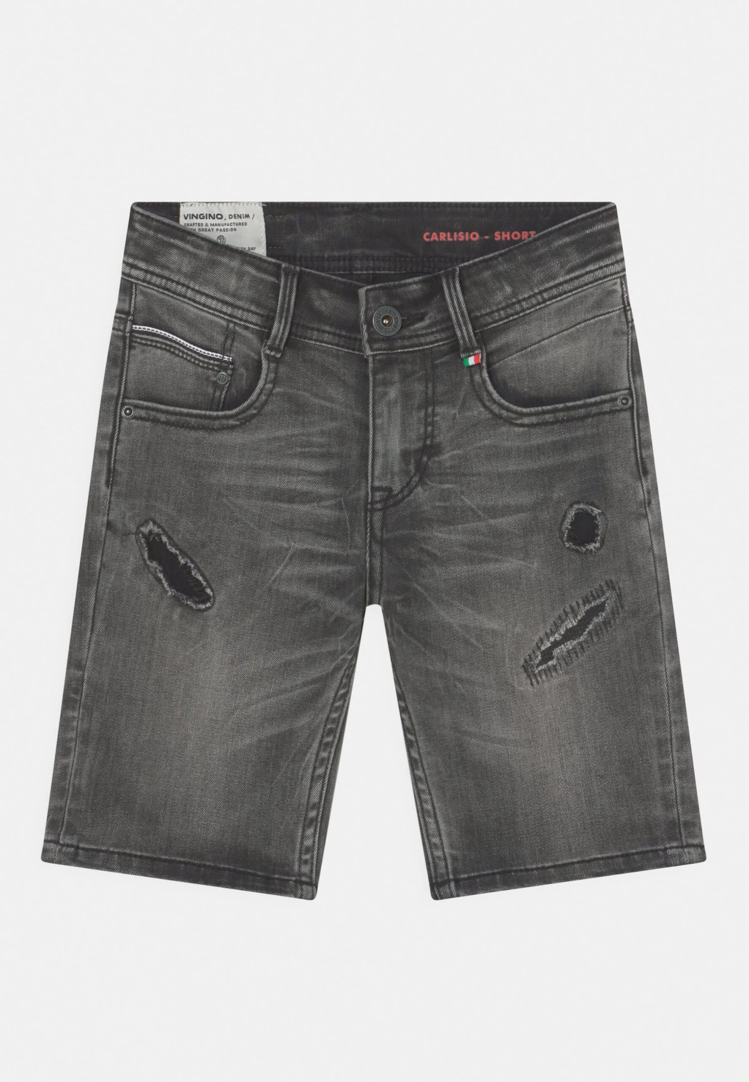 Vingino Carlisio - Jeansshort - Dark Grey Vintage 1 Vingino Carlisio - Jeansshort - Dark Grey Vintage