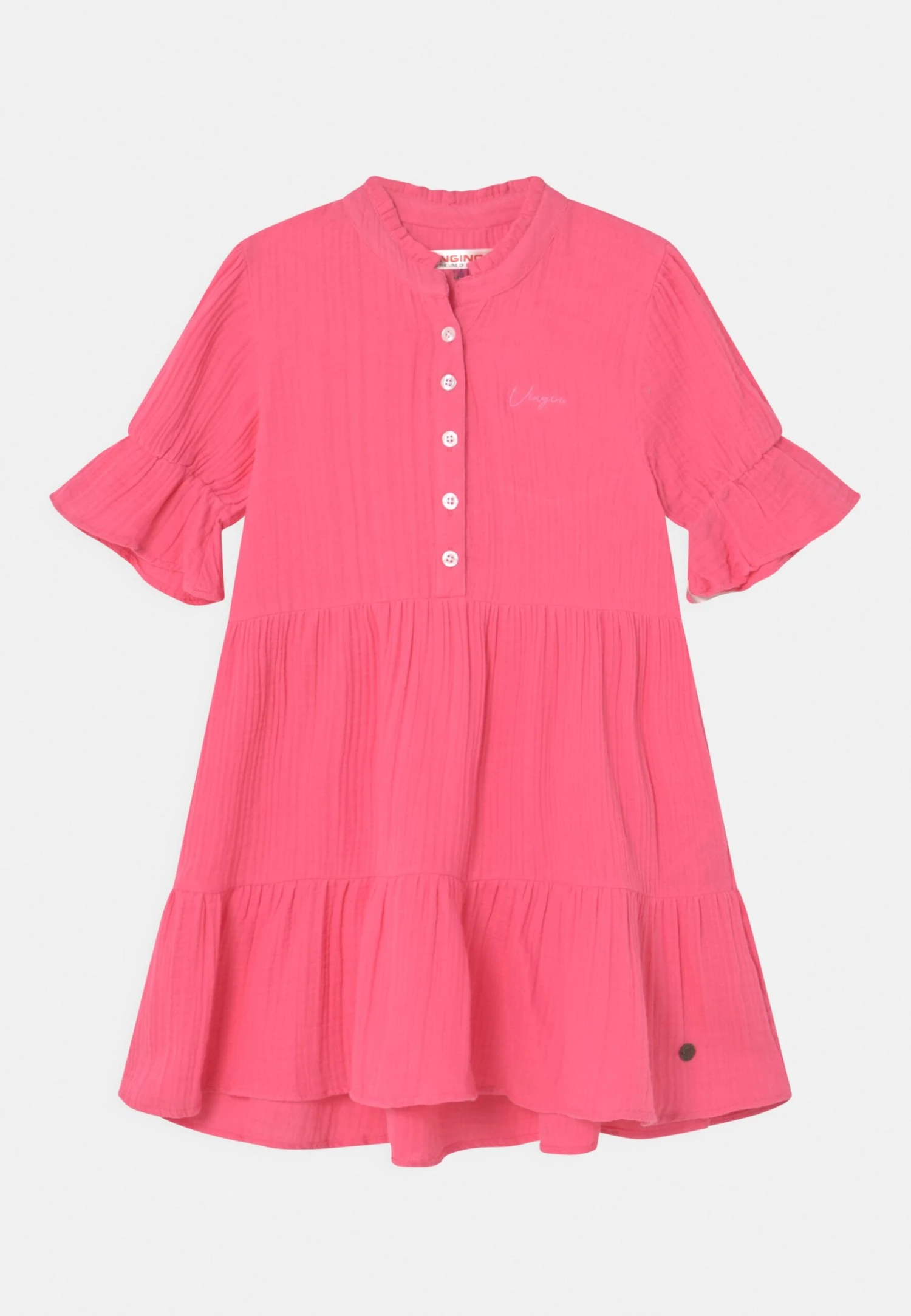 Vingino Pemma - Blousejurk - Electric Pink 1 Vingino Pemma - Blousejurk - Electric Pink