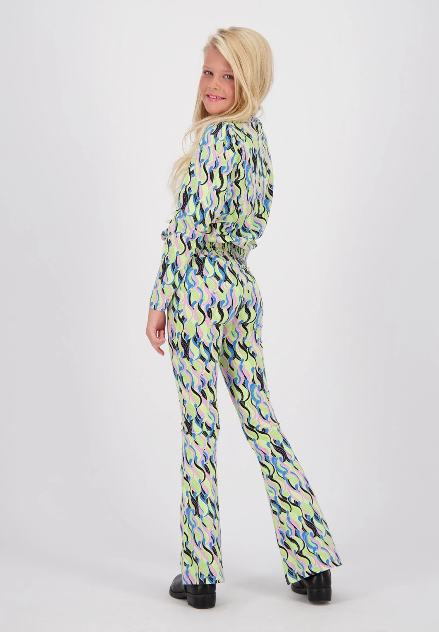 Vingino Sabina - Broek - Green Splash 2 Vingino Sabina - Broek - Green Splash - Afbeelding 2