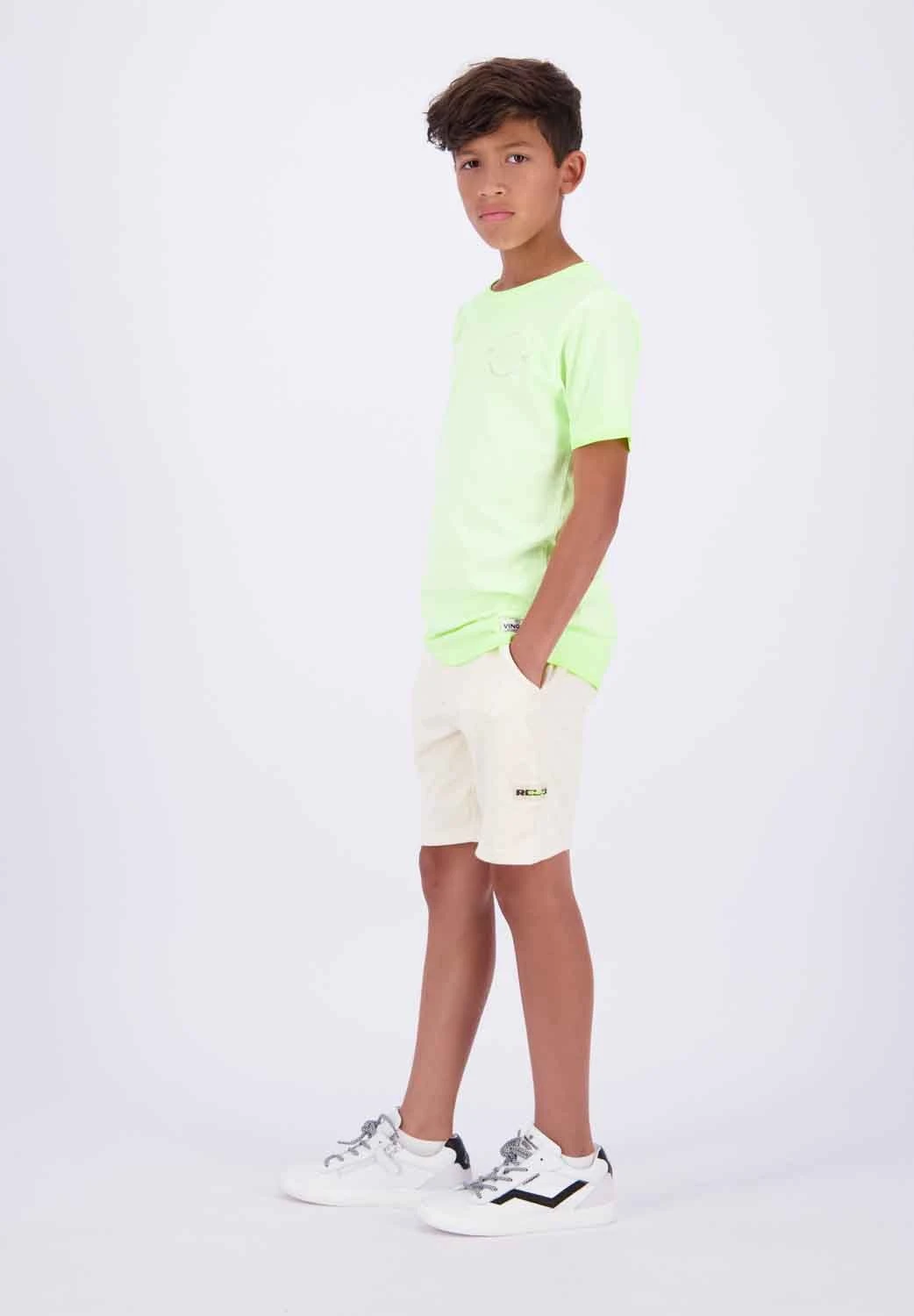 Vingino Jazz - T-Shirt Print - Neon Lime 2 Vingino Jazz - T-Shirt Print - Neon Lime - Afbeelding 2