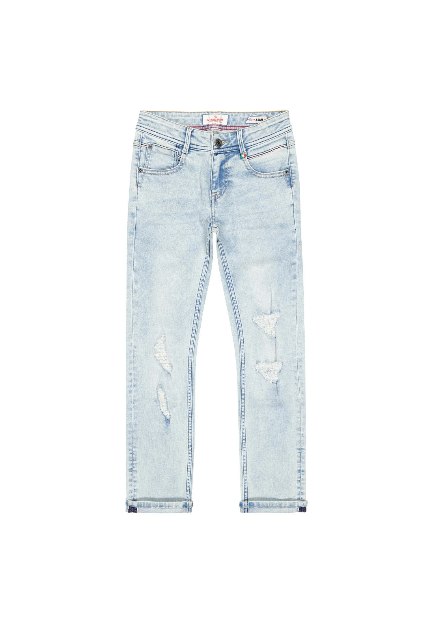 Vingino Diego - Slim Fit Jeans - Light Vintage 4 Vingino Diego - Slim Fit Jeans - Light Vintage - Afbeelding 4