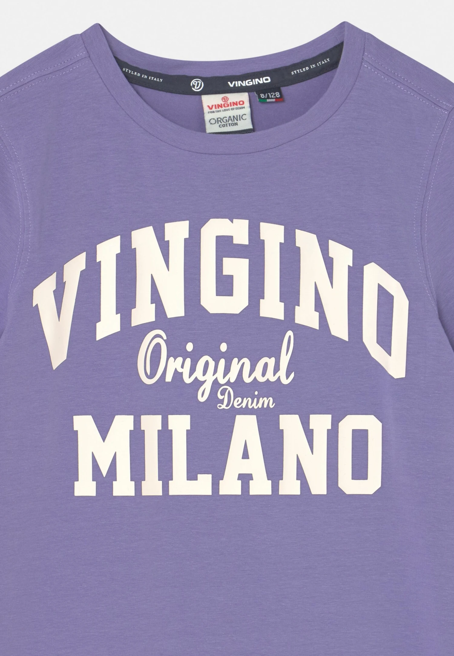 Vingino Logo Tee - T-Shirt Print - Grape Purple 3 Vingino Logo Tee - T-Shirt Print - Grape Purple - Afbeelding 3