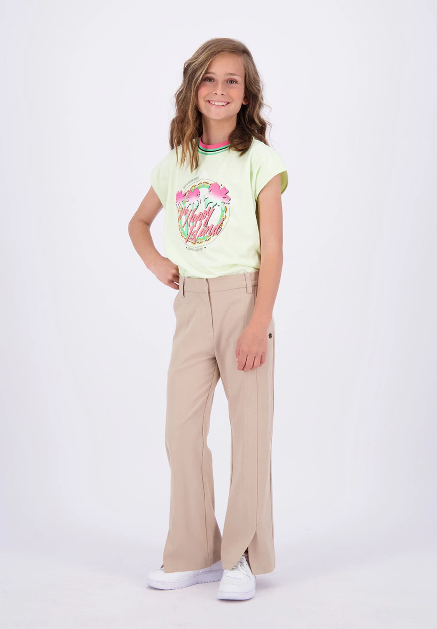 Vingino Hannia - T-Shirt Print - Light Lime 2 Vingino Hannia - T-Shirt Print - Light Lime - Afbeelding 2