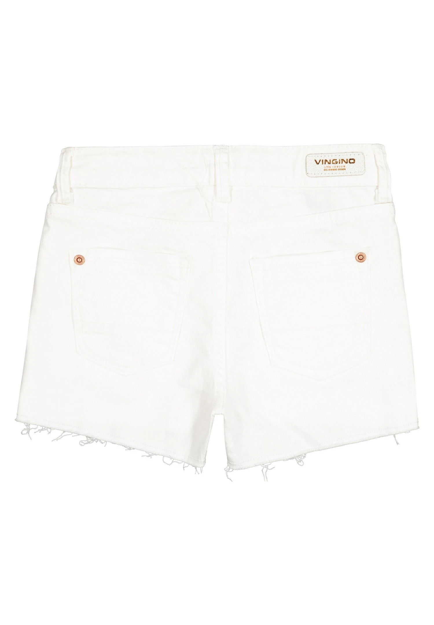 Vingino Daizy - Jeansshort - White Denim 6 Vingino Daizy - Jeansshort - White Denim - Afbeelding 6