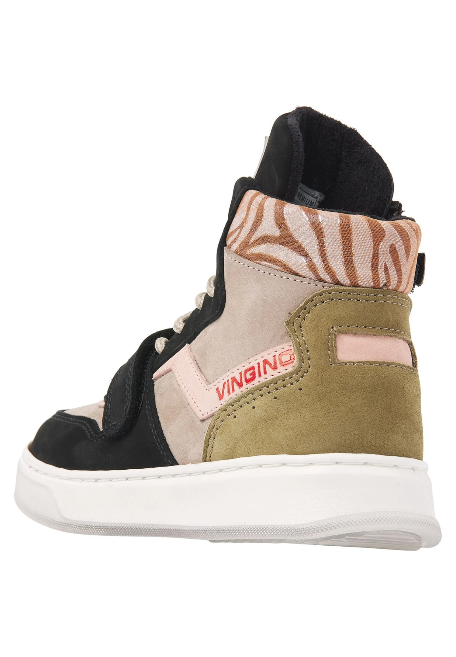 Vingino Senne Mid Premium - Sneakers Hoog - Beige 3 Vingino Senne Mid Premium - Sneakers Hoog - Beige - Afbeelding 3