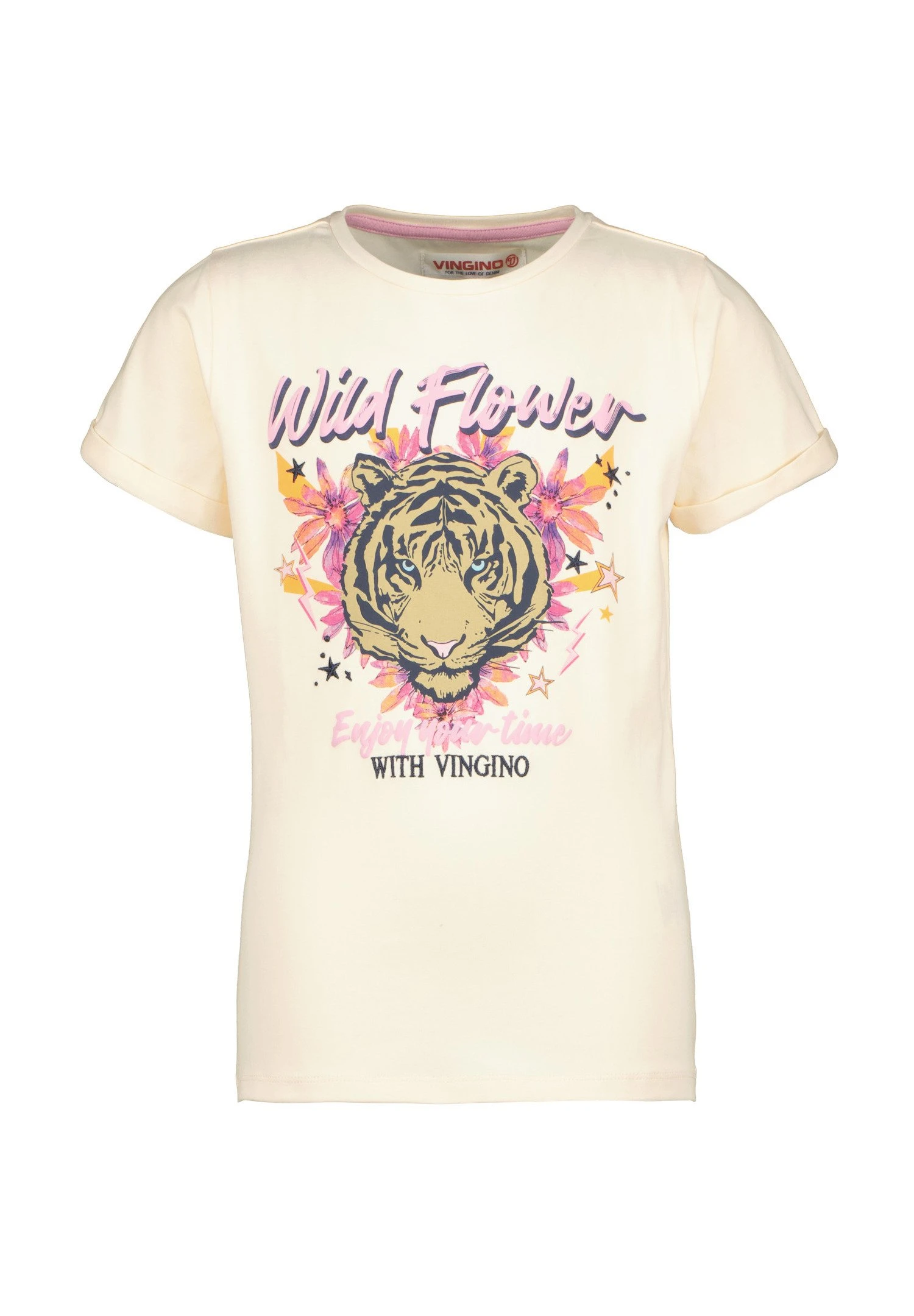 Vingino Hasina - T-Shirt Print - Warm White 4 Vingino Hasina - T-Shirt Print - Warm White - Afbeelding 4