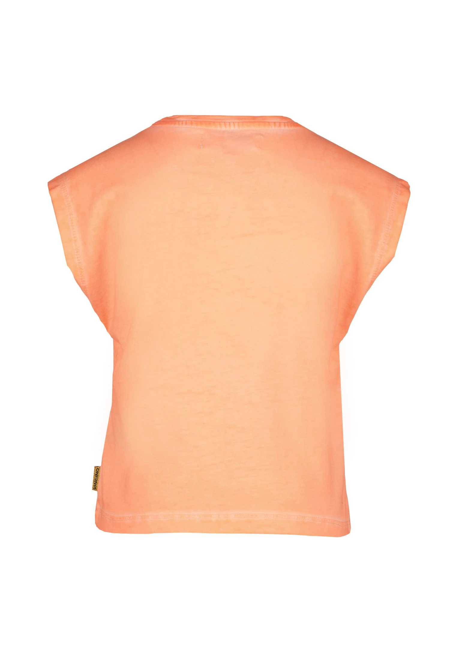 Vingino Heiki - T-Shirt Basic - Soft Neon Peach 2 Vingino Heiki - T-Shirt Basic - Soft Neon Peach - Afbeelding 2