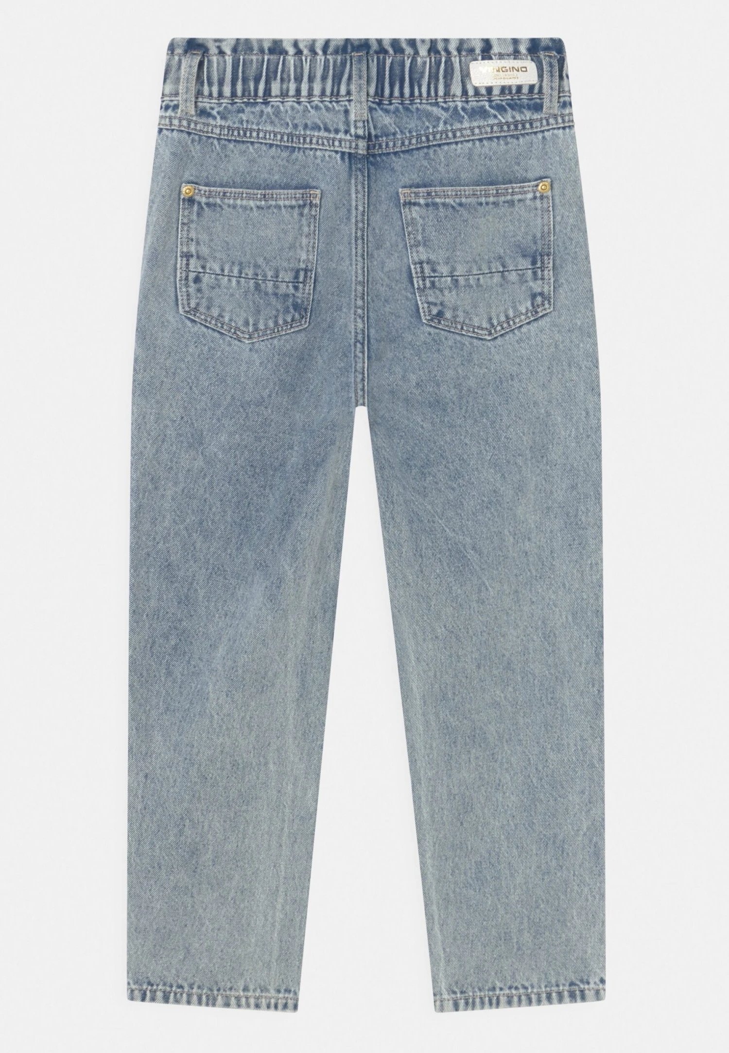 Vingino Chiara Pleat - Relaxed Fit Jeans - Light Vintage 2 Vingino Chiara Pleat - Relaxed Fit Jeans - Light Vintage - Afbeelding 2