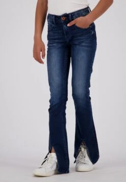 Vingino Britte Split - Bootcut Jeans - Dark Vintage