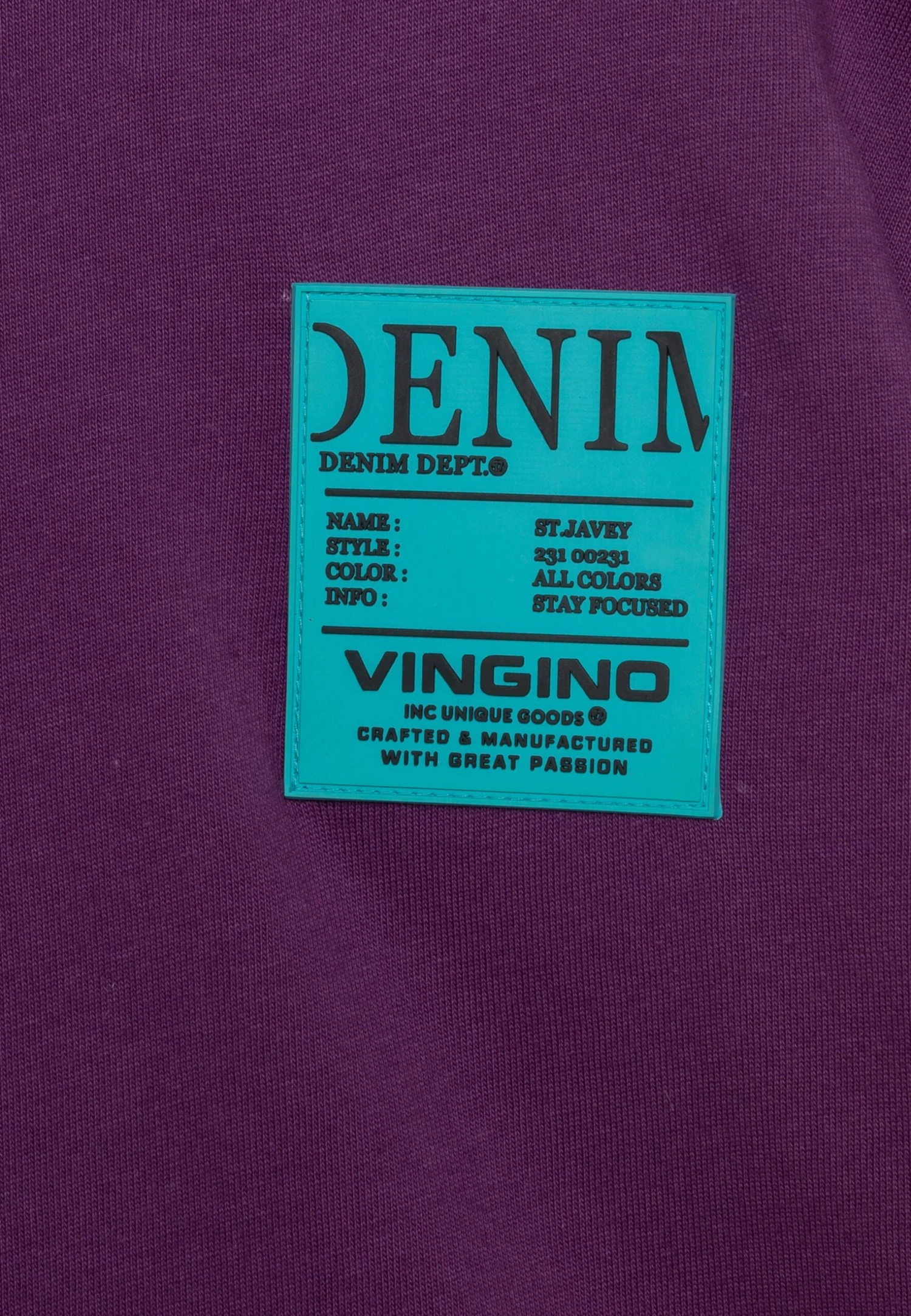 Vingino Javey Oversized Fit - T-Shirt Print - Deep Plum Purple 3 Vingino Javey Oversized Fit - T-Shirt Print - Deep Plum Purple - Afbeelding 3