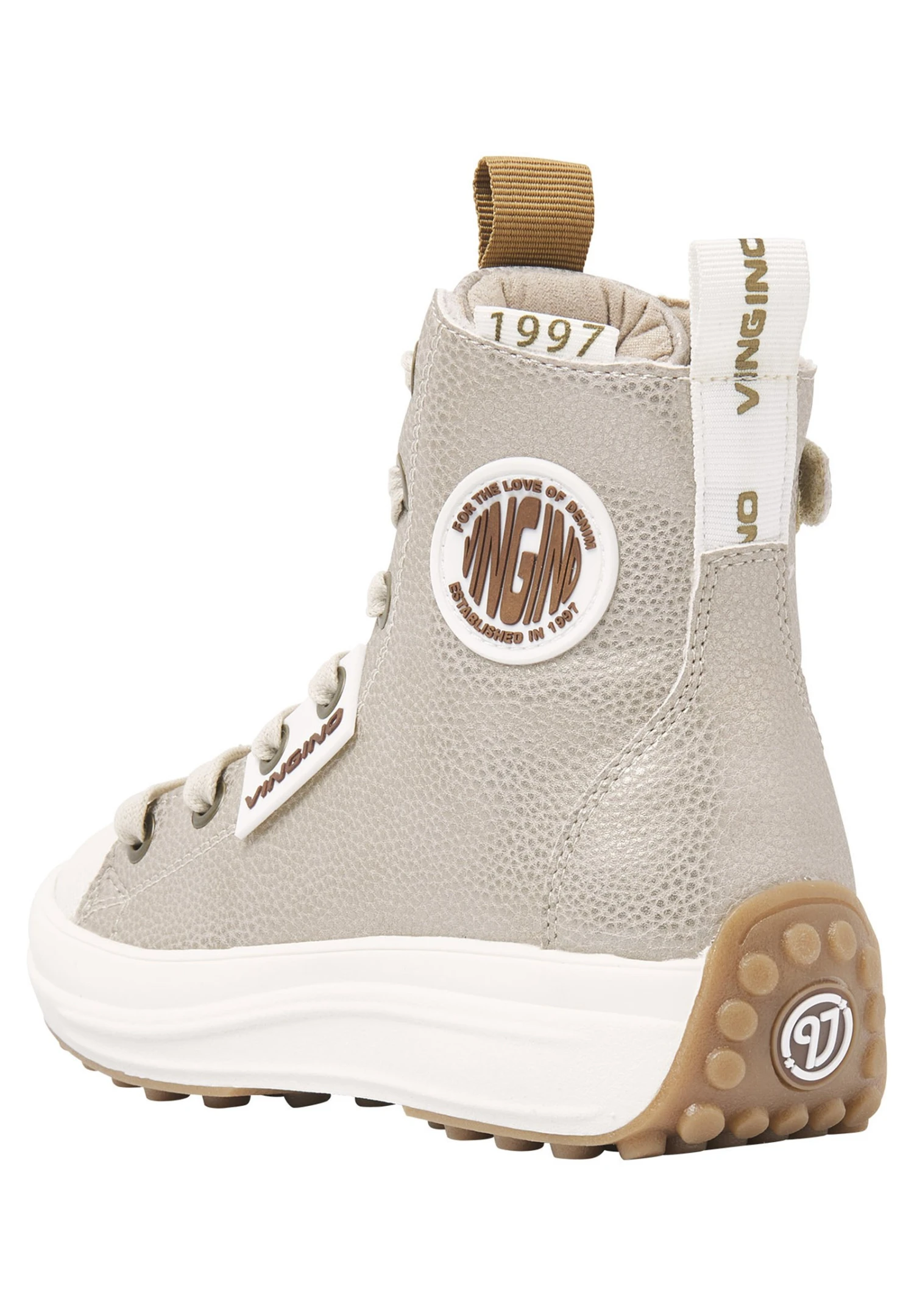 Vingino Noa Mid Vg46-1029-05- Sneakers Hoog - Gold Coloured 4 Vingino Noa Mid Vg46-1029-05- Sneakers Hoog - Gold Coloured - Afbeelding 4