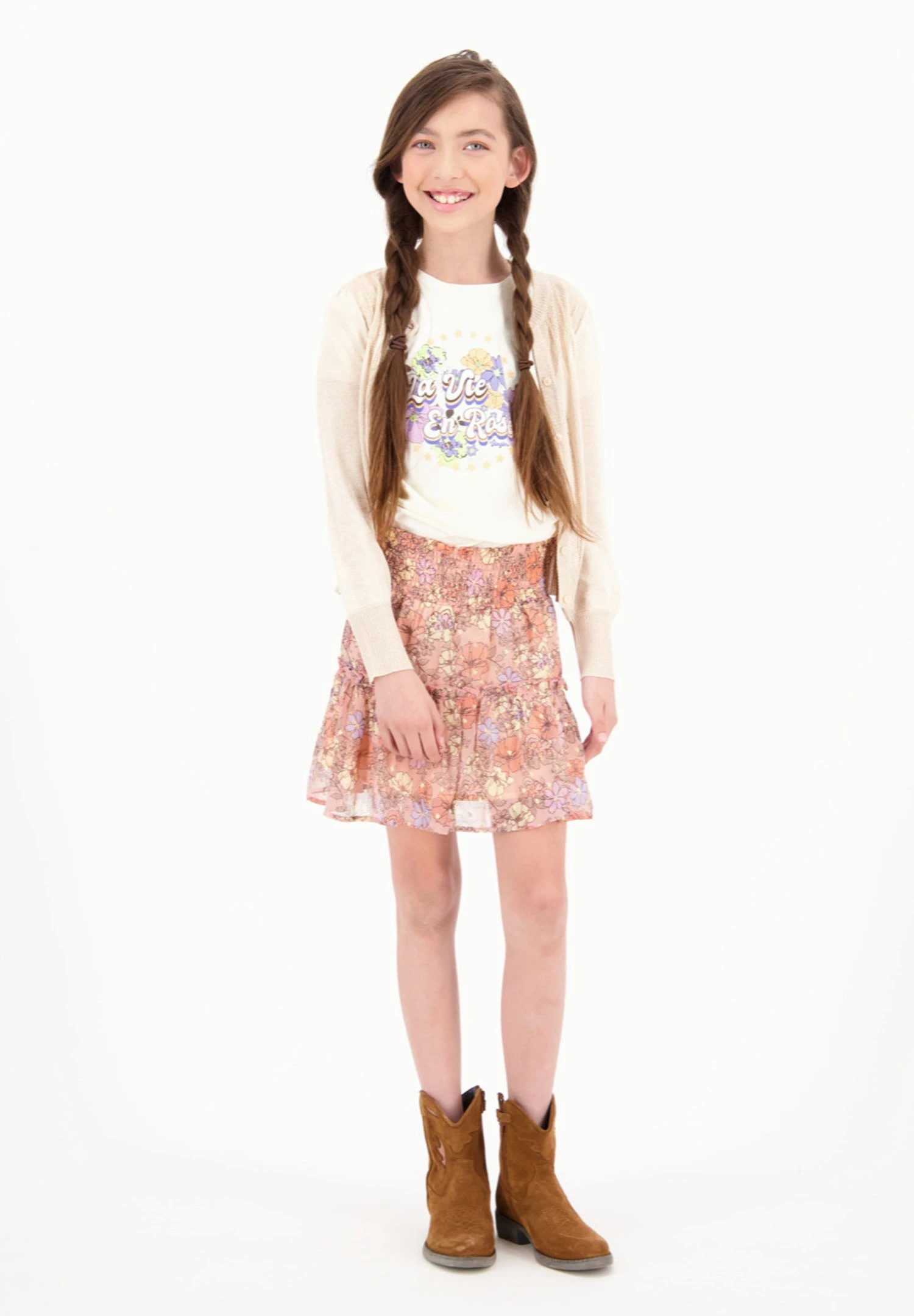 Vingino Hella - T-Shirt Print - Macroon White 1 Vingino Hella - T-Shirt Print - Macroon White