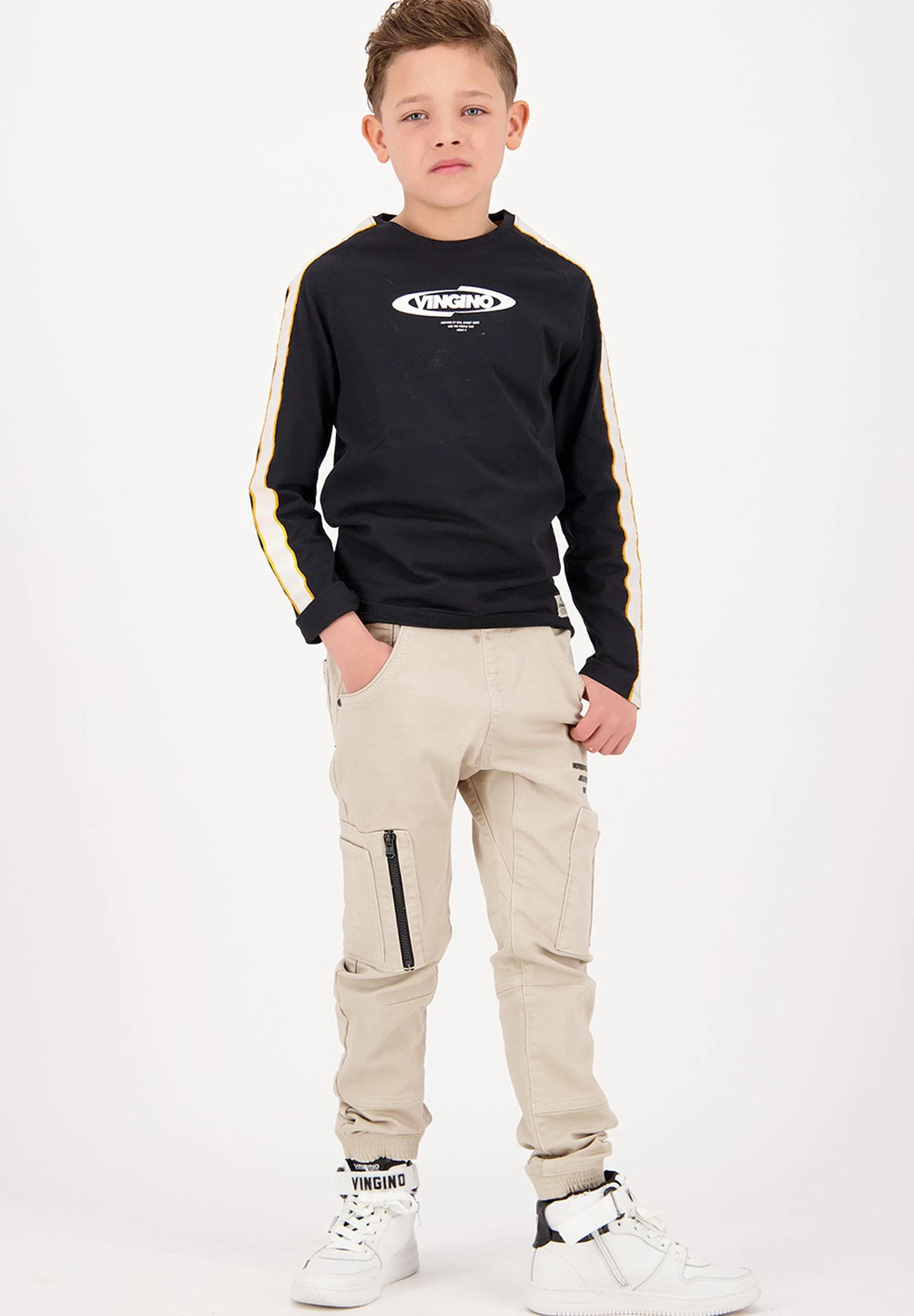 Vingino Jazco - Longsleeve - Deep Black 1 Vingino Jazco - Longsleeve - Deep Black