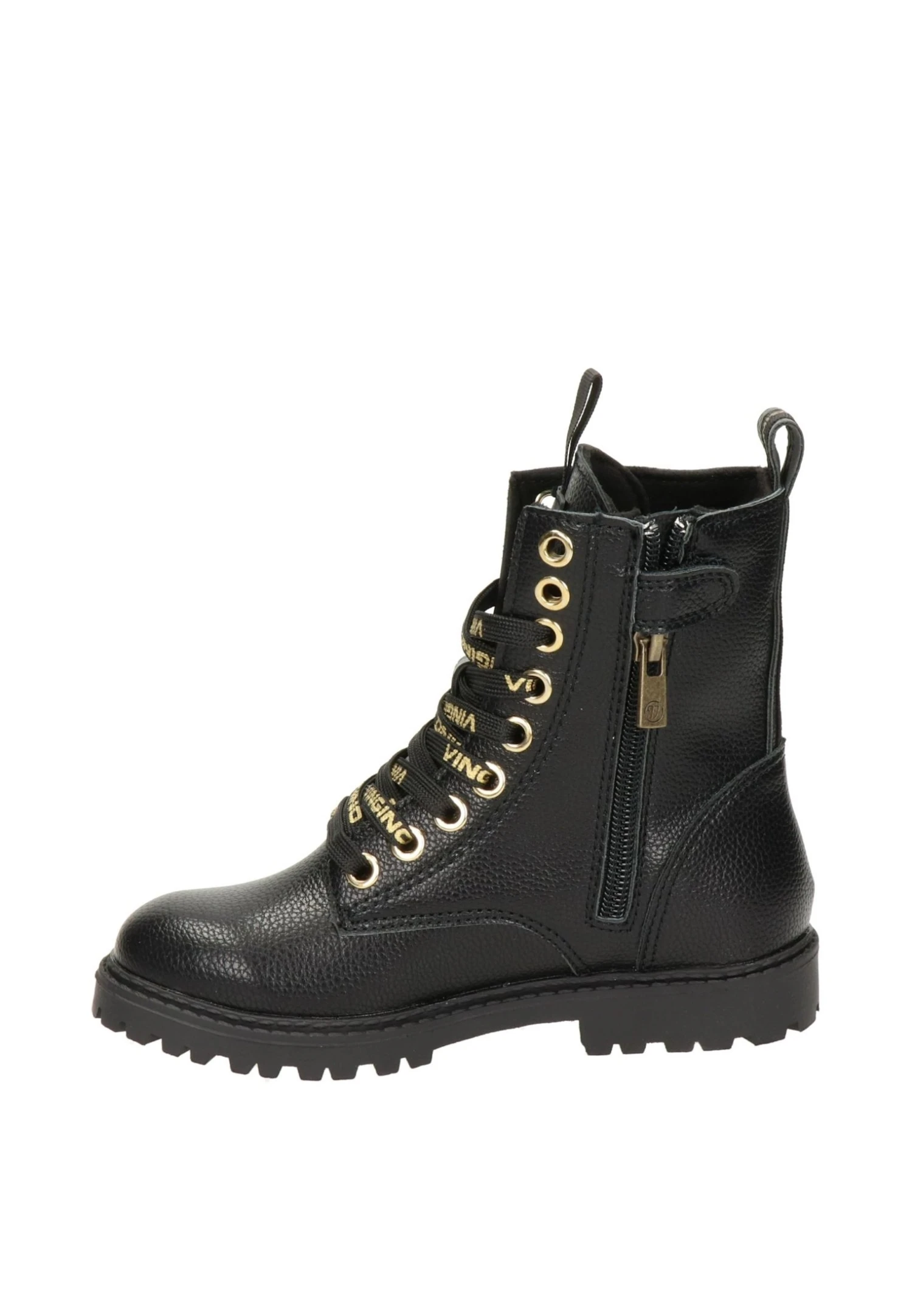 Vingino Veterboots - Zwart 1 Vingino Veterboots - Zwart