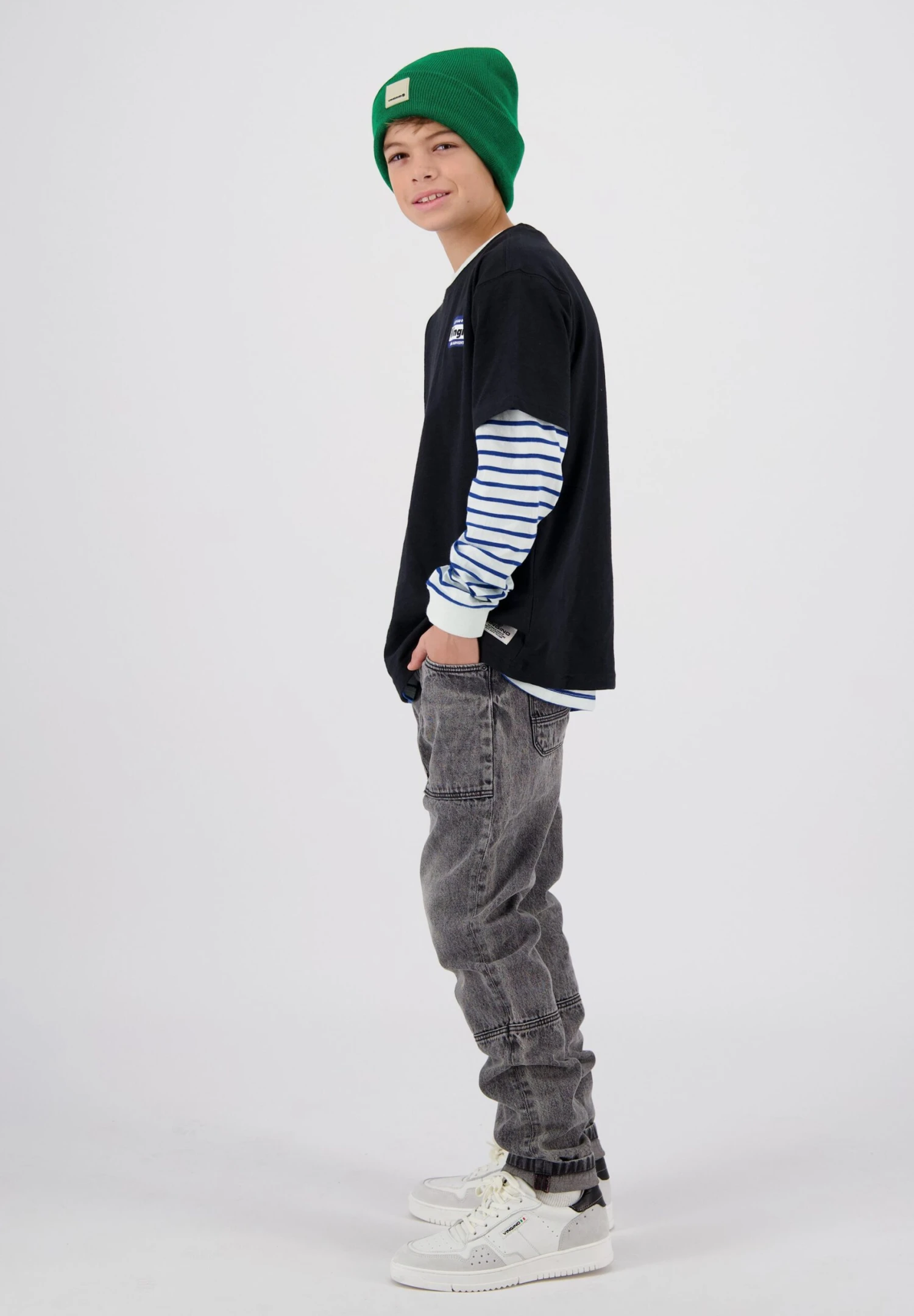 Vingino Josani - T-Shirt Print - Deep Black 3 Vingino Josani - T-Shirt Print - Deep Black - Afbeelding 3