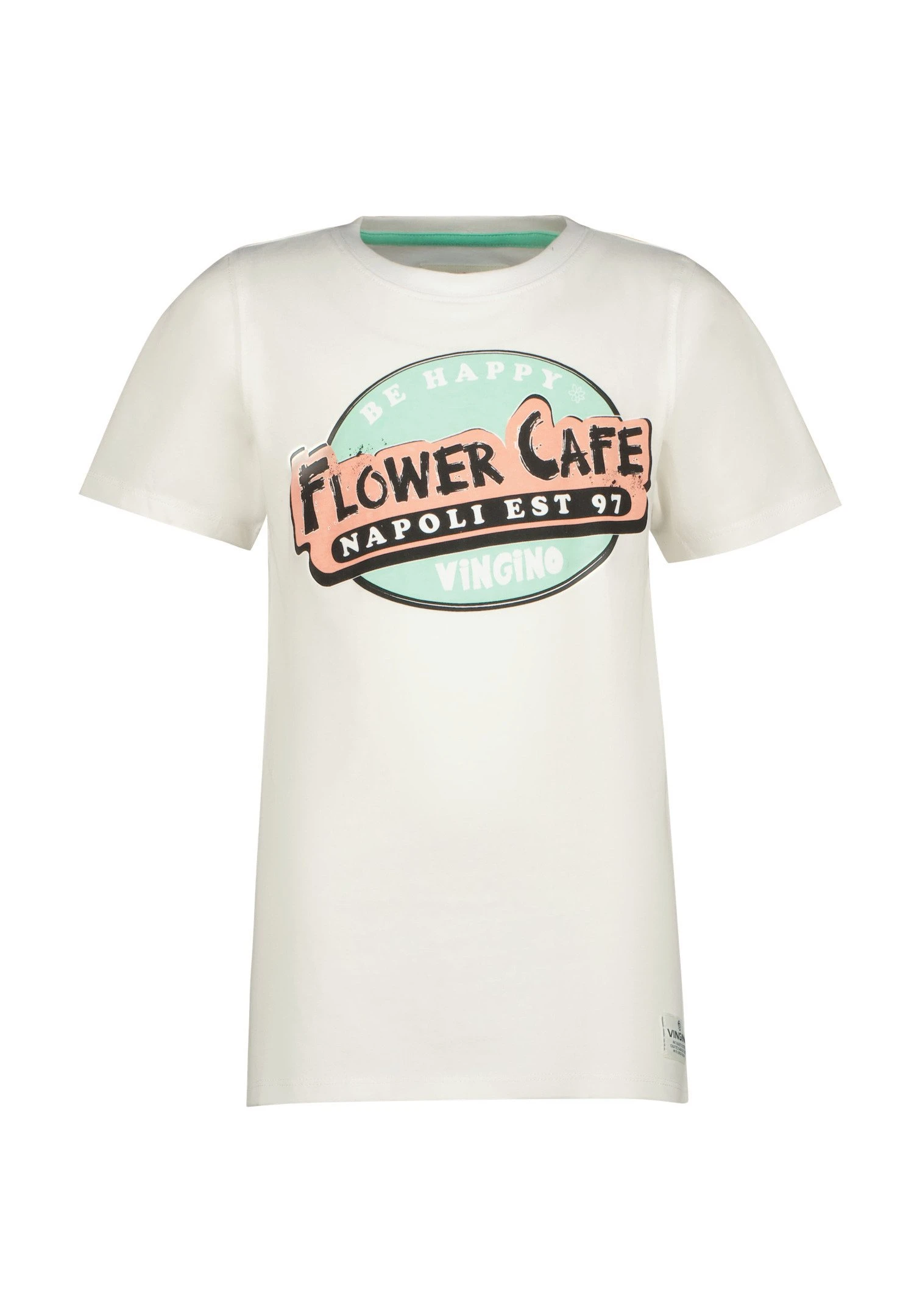 Vingino Huba - T-Shirt Print - Real White 4 Vingino Huba - T-Shirt Print - Real White - Afbeelding 4