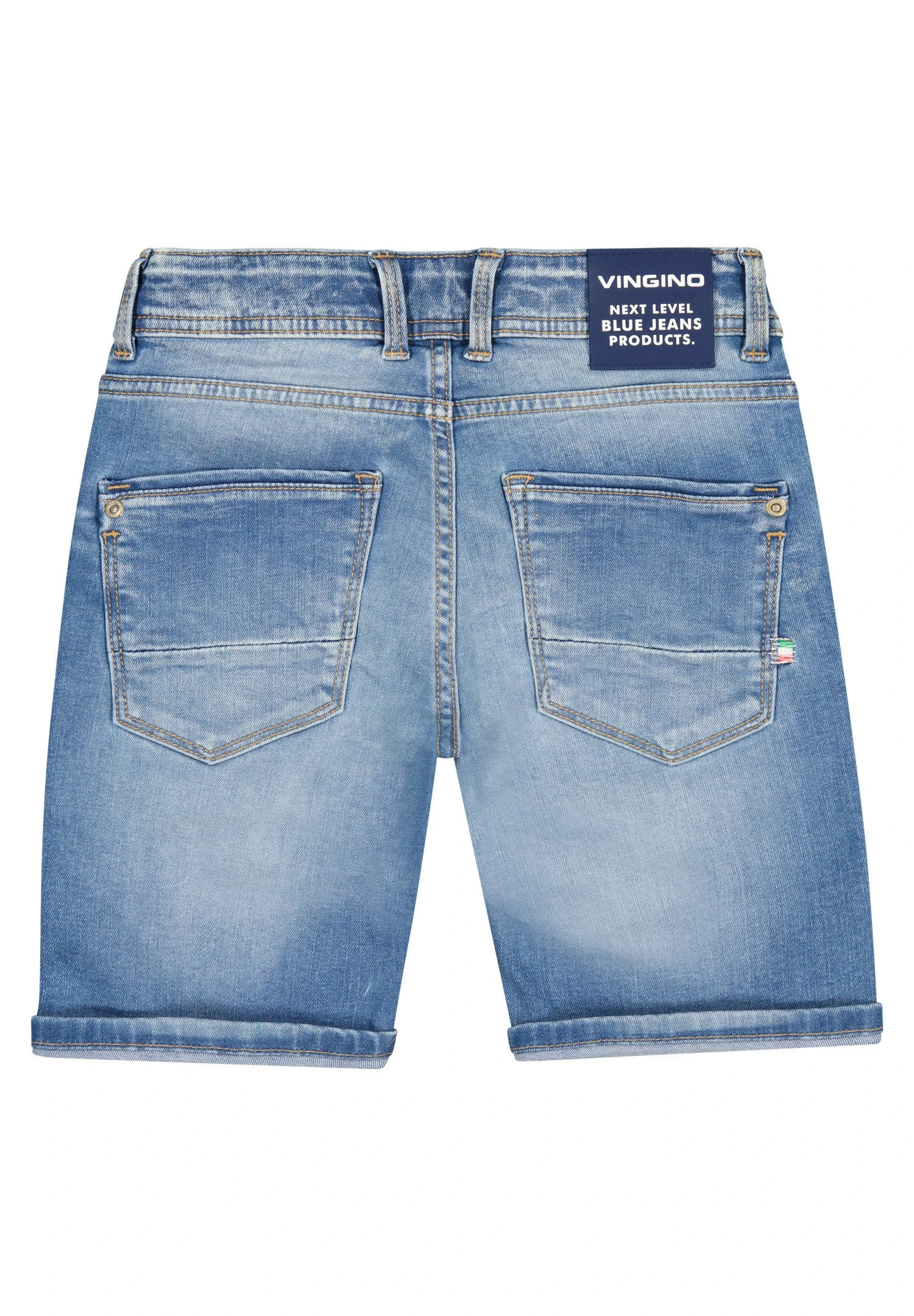 Vingino Charlie - Jeansshort - Mid Blue Wash 5 Vingino Charlie - Jeansshort - Mid Blue Wash - Afbeelding 5