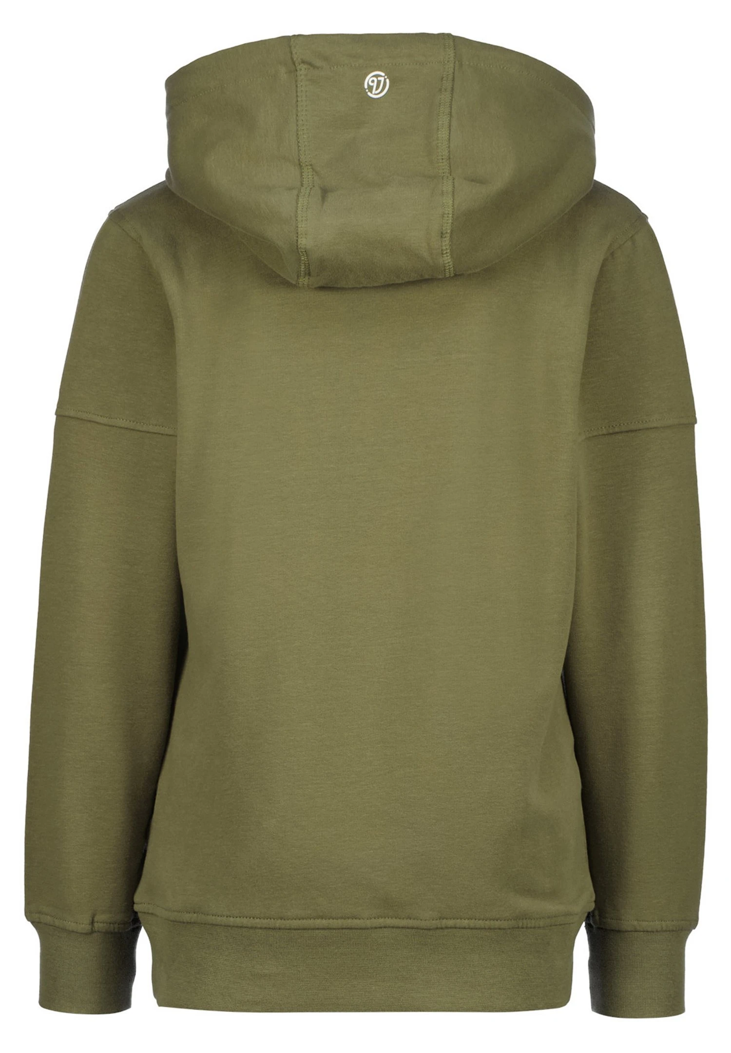 Vingino Hoody-Basic-Logo- Hoodie - Army Green 2 Vingino Hoody-Basic-Logo- Hoodie - Army Green - Afbeelding 2