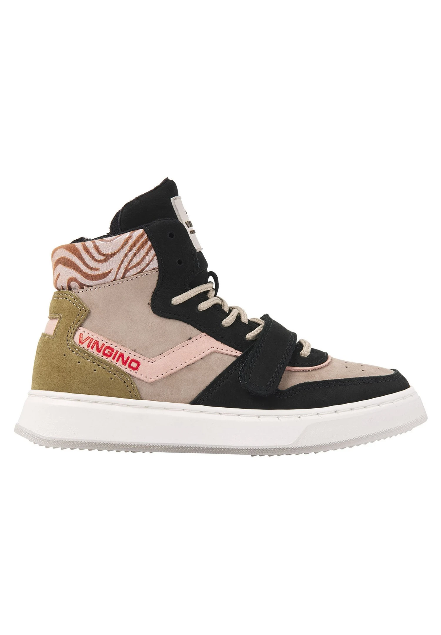 Vingino Senne Mid Premium - Sneakers Hoog - Beige 4 Vingino Senne Mid Premium - Sneakers Hoog - Beige - Afbeelding 4