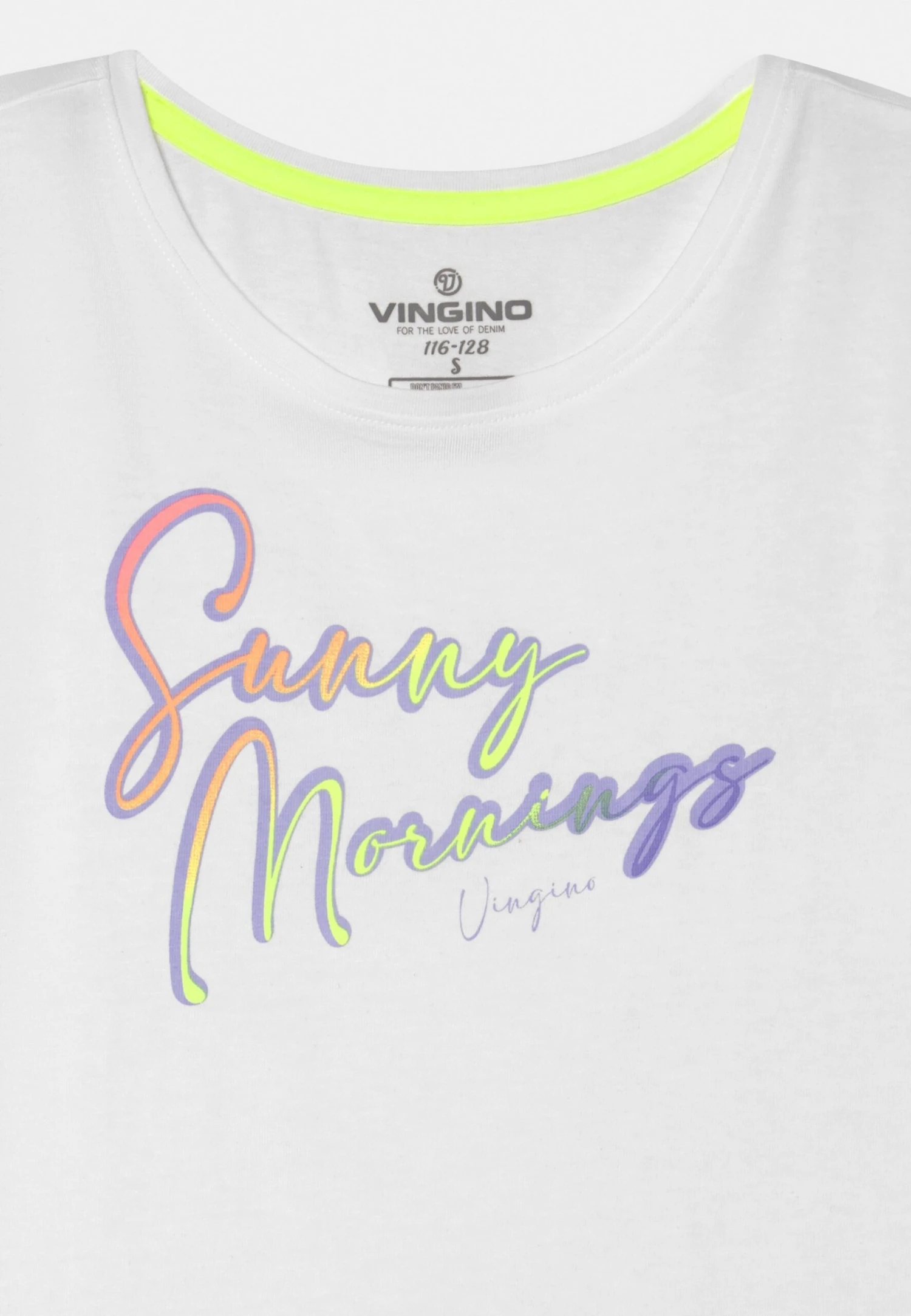 Vingino Wencke - Pyjamashirt - Light Neon Yellow 3 Vingino Wencke - Pyjamashirt - Light Neon Yellow - Afbeelding 3