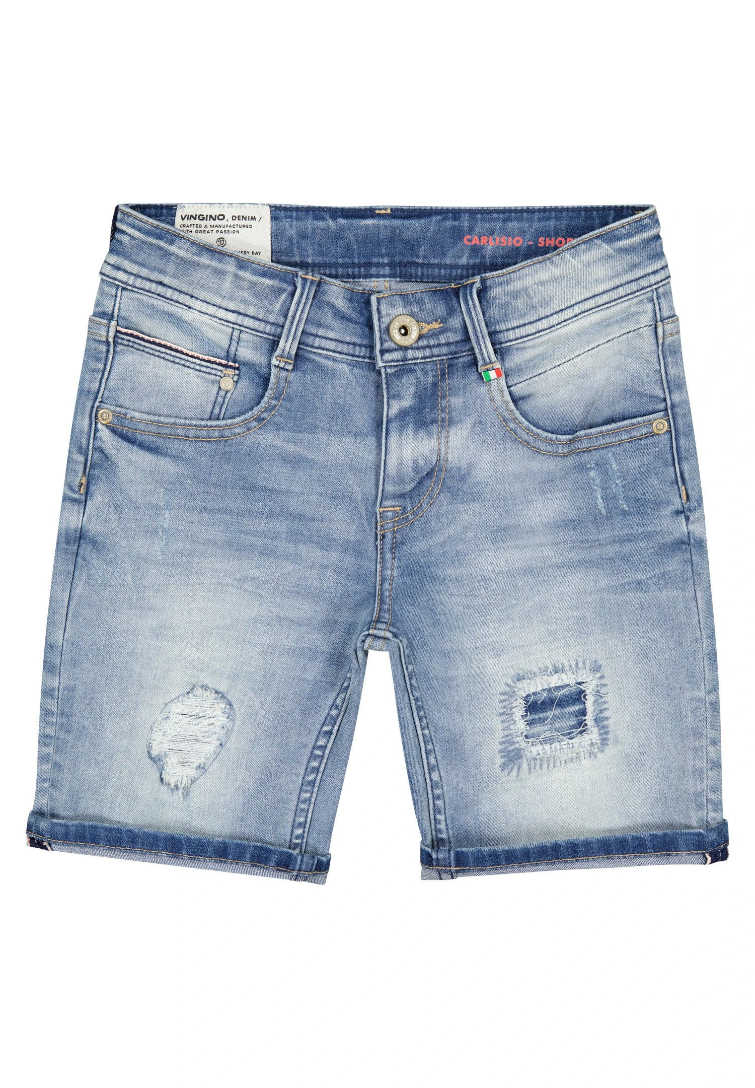 Vingino Carlisio - Jeansshort - Light Vintage 4 Vingino Carlisio - Jeansshort - Light Vintage - Afbeelding 4