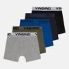 Vingino 5 Pack - Onderbroeken - Multicolor Grey/Black